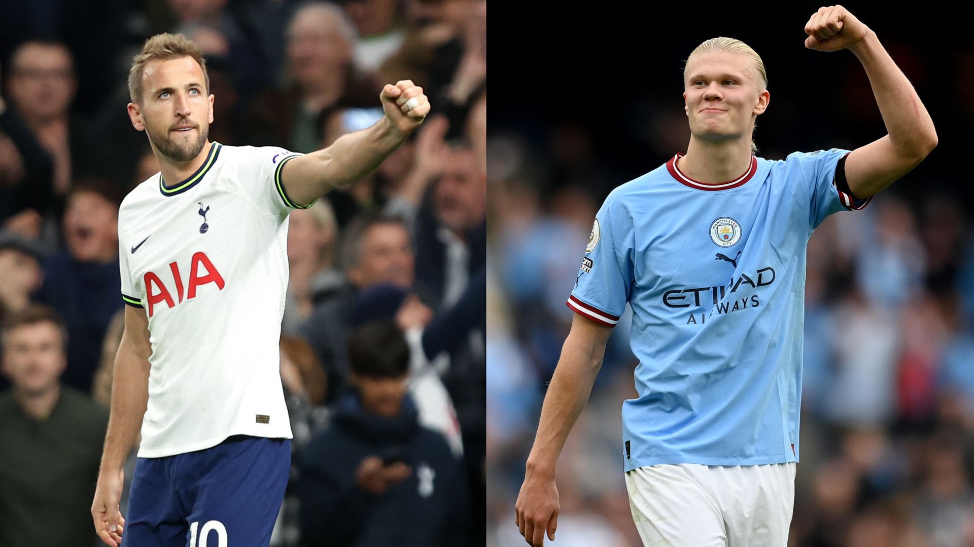 Tottenham Manchester City Kane Haaland Premier League