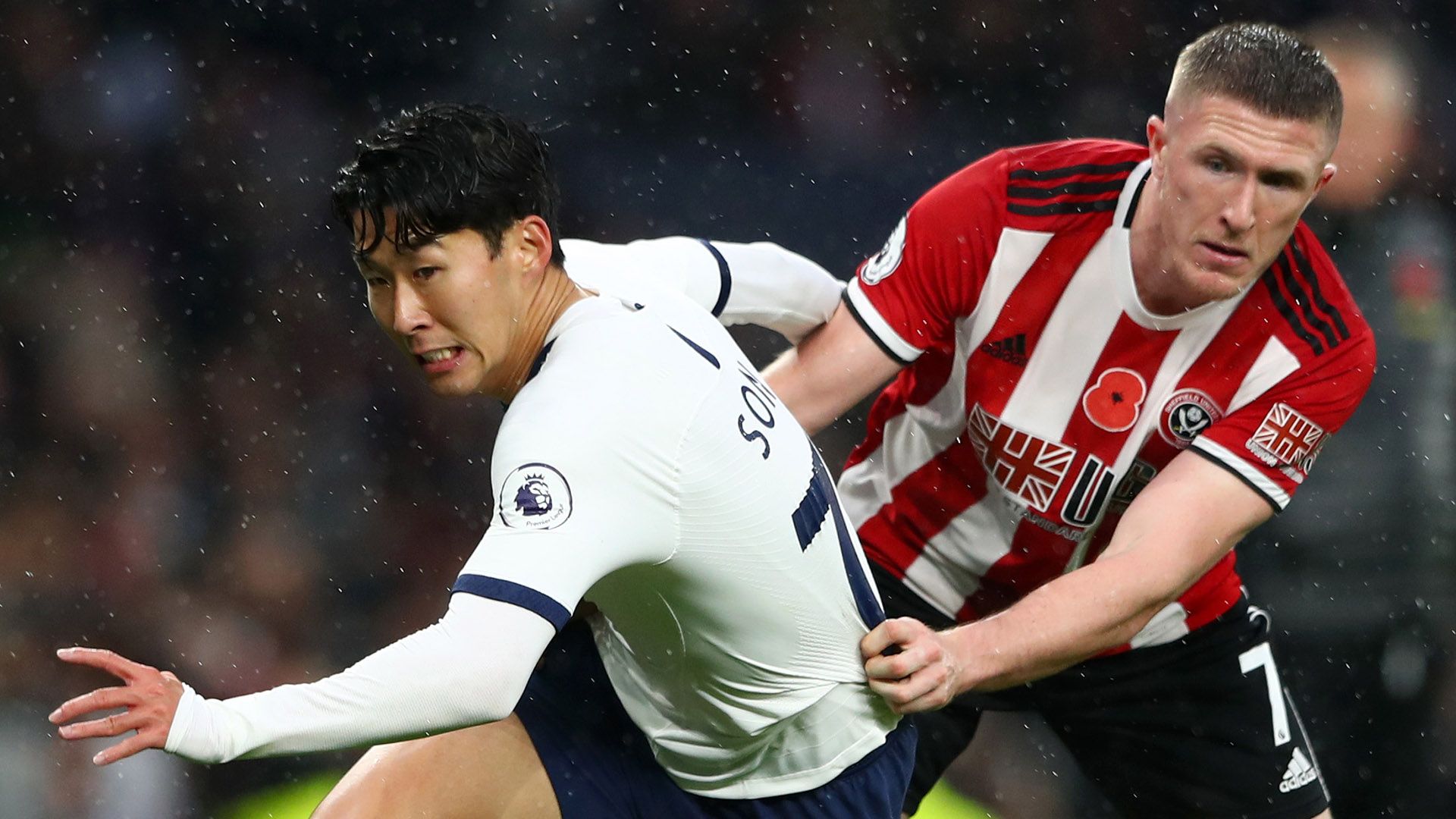 Heung-Min Son John Lundstram Tottenham Sheffield United