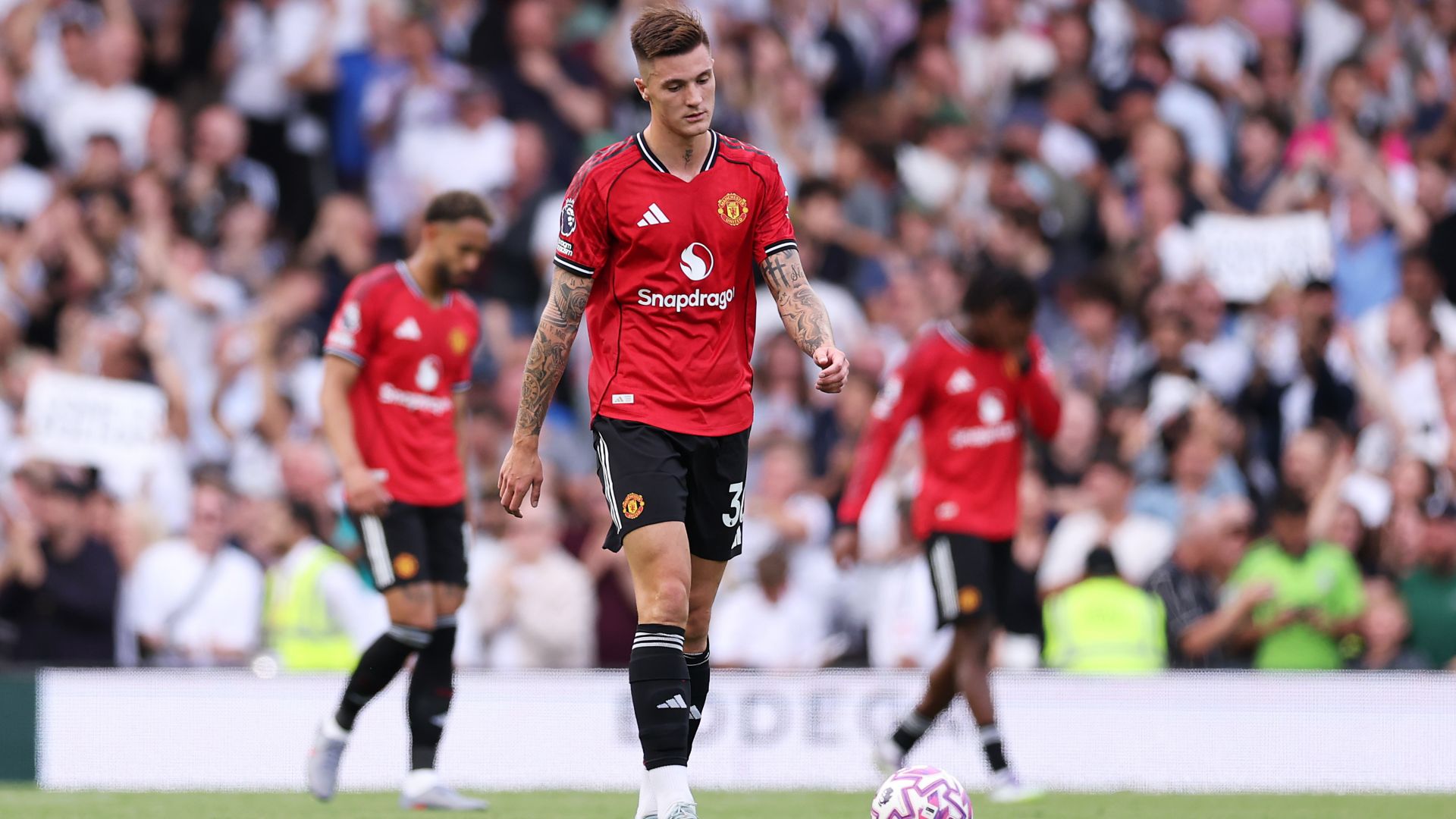 Benjamin Sesko Manchester United Fulham 2025-26