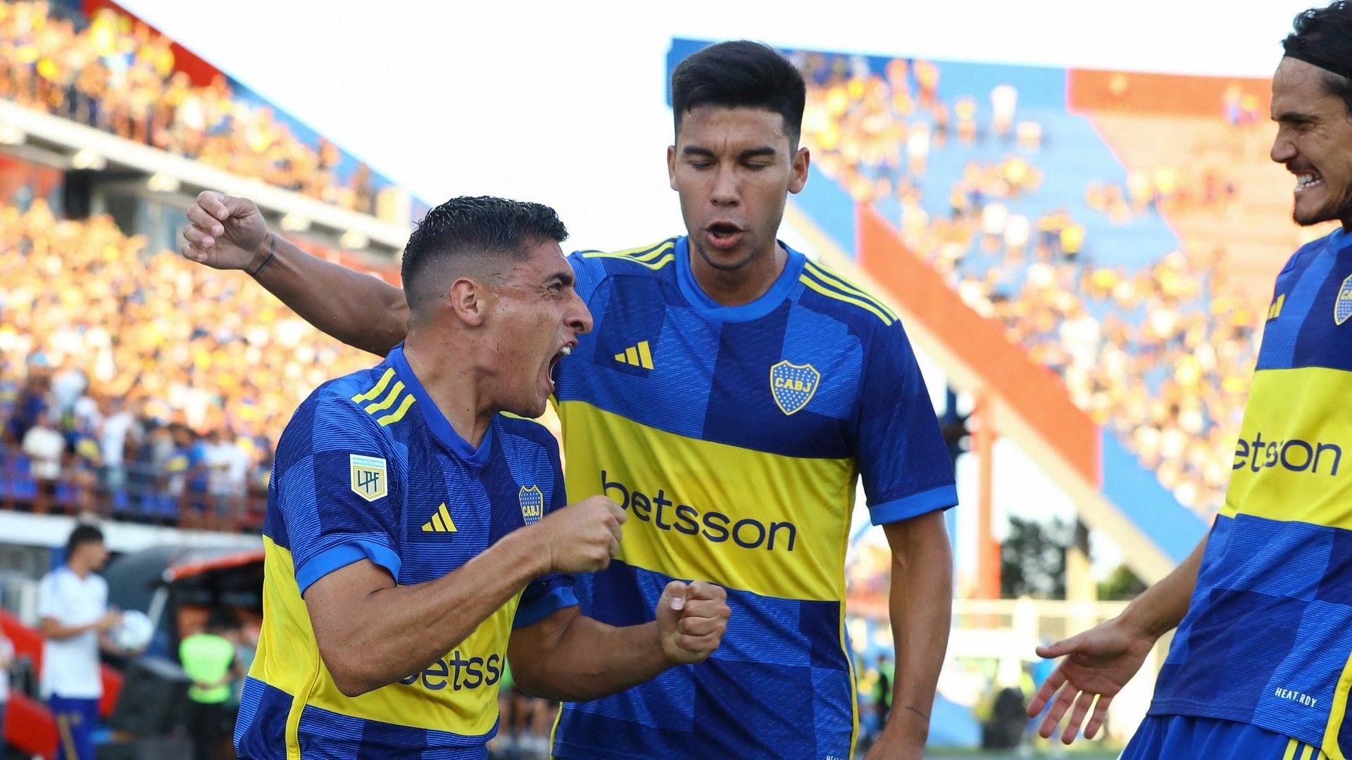 Miguel Merentiel Boca Sarmiento Copa Liga Profesional 01022024