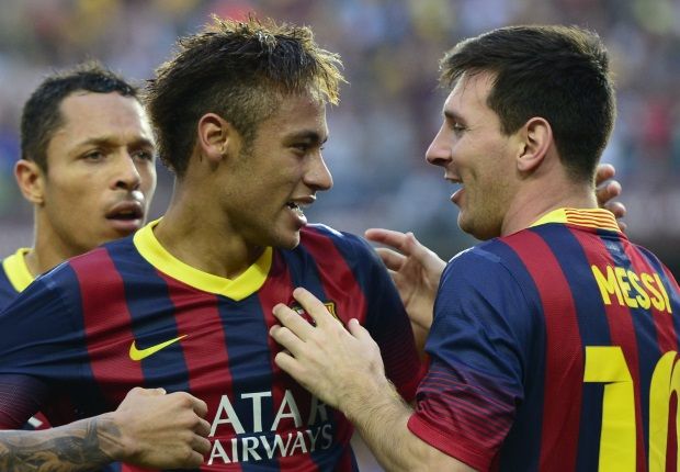 Neymar v Lionel Messi v La Liga v 26112013