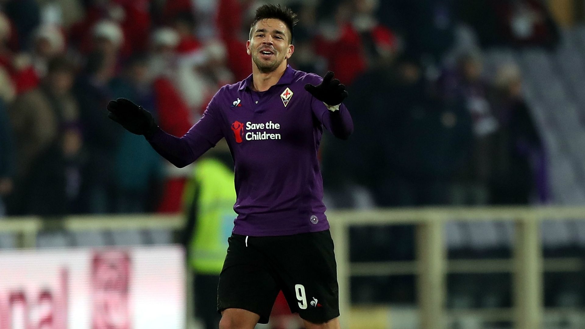 Giovanni Simeone Fiorentina celebration