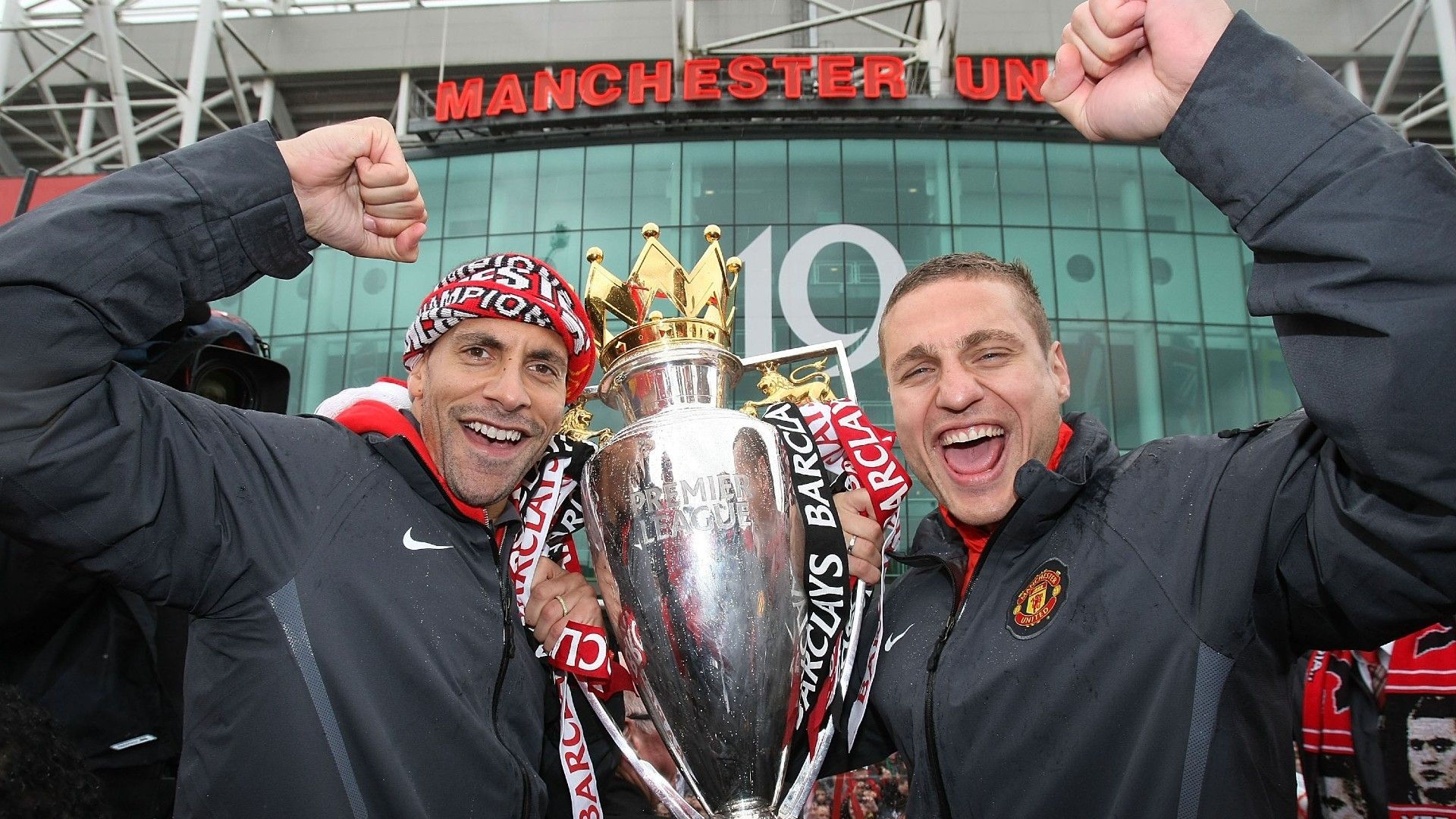 Rio Ferdinand Nemanja Vidic Manchester United