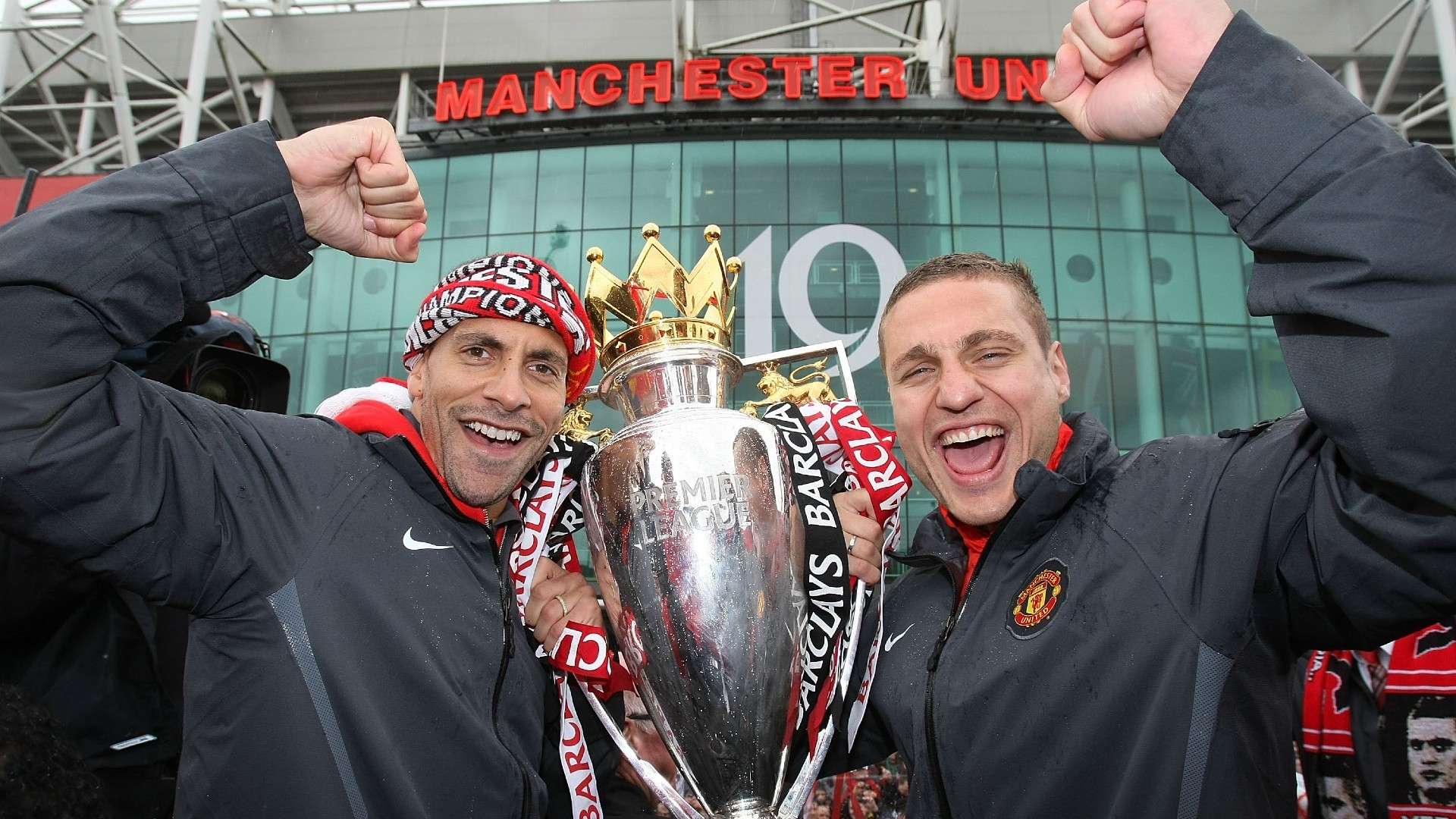 Rio Ferdinand Nemanja Vidic Manchester United