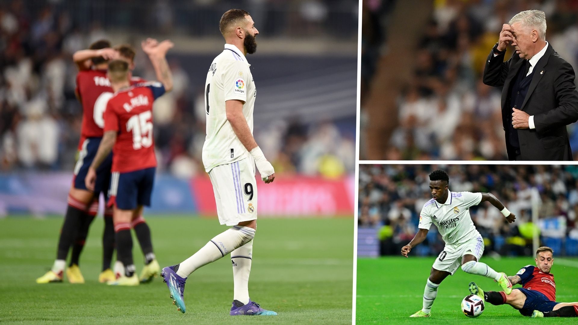 Real Madrid Osasuna Benzema Ancelotti Vinicius La Liga 02102022