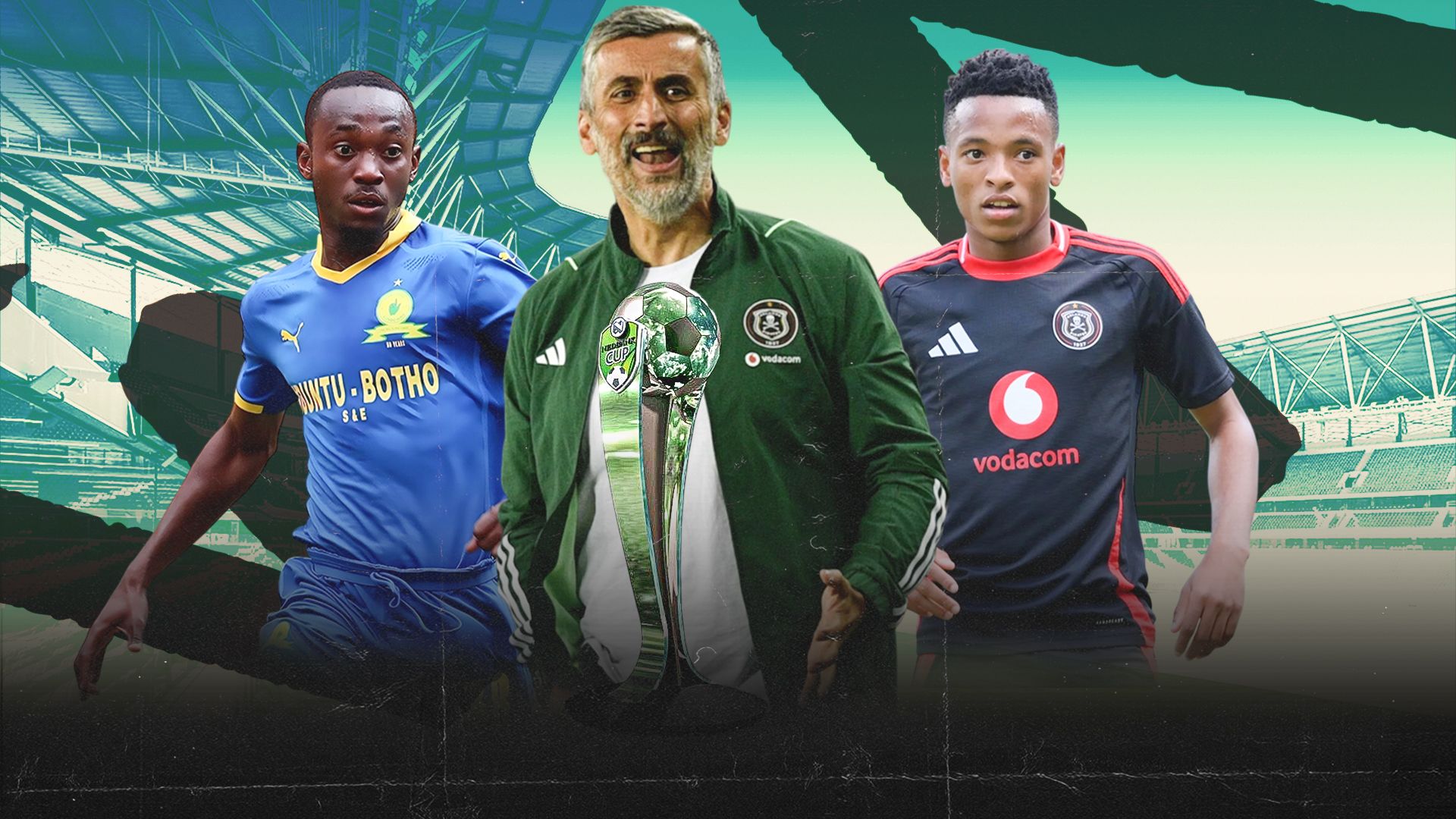 Jose Riveiro, Relebohile Mofokeng & Peter Shalulile 16-9