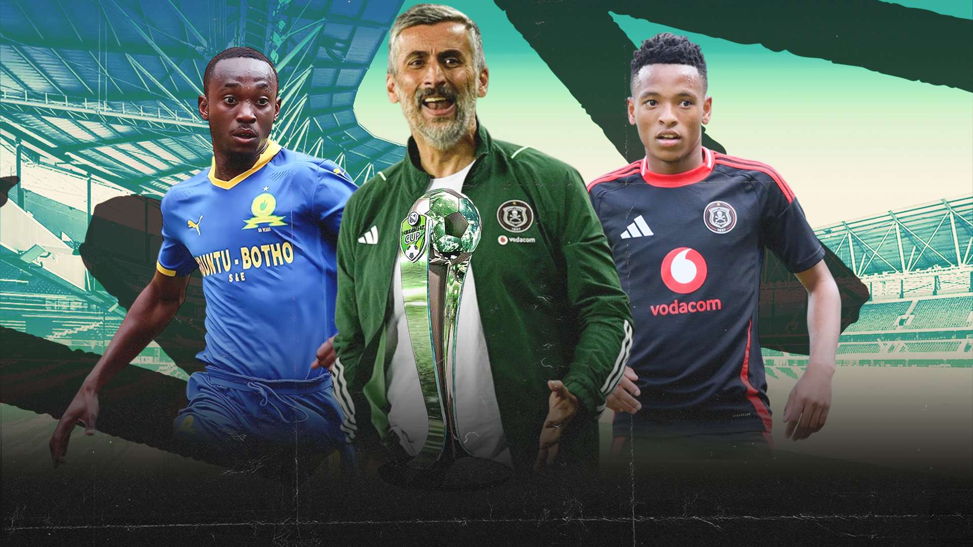 Jose Riveiro, Relebohile Mofokeng & Peter Shalulile 16-9