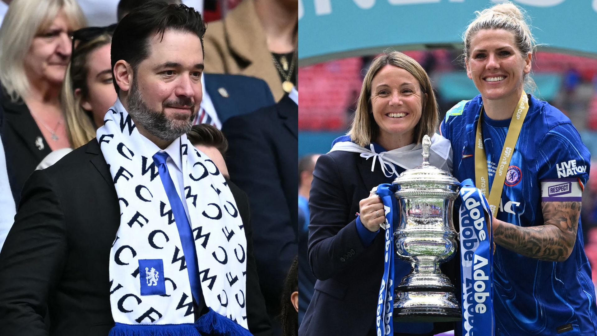 Alexis Ohanian Chelsea 2025 FA Cup