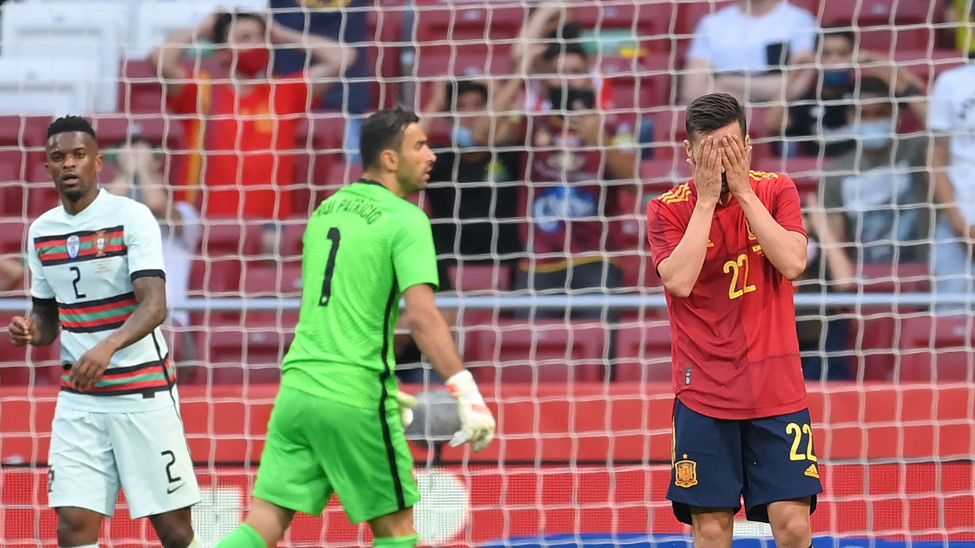 Sarabia, España vs. Portugal