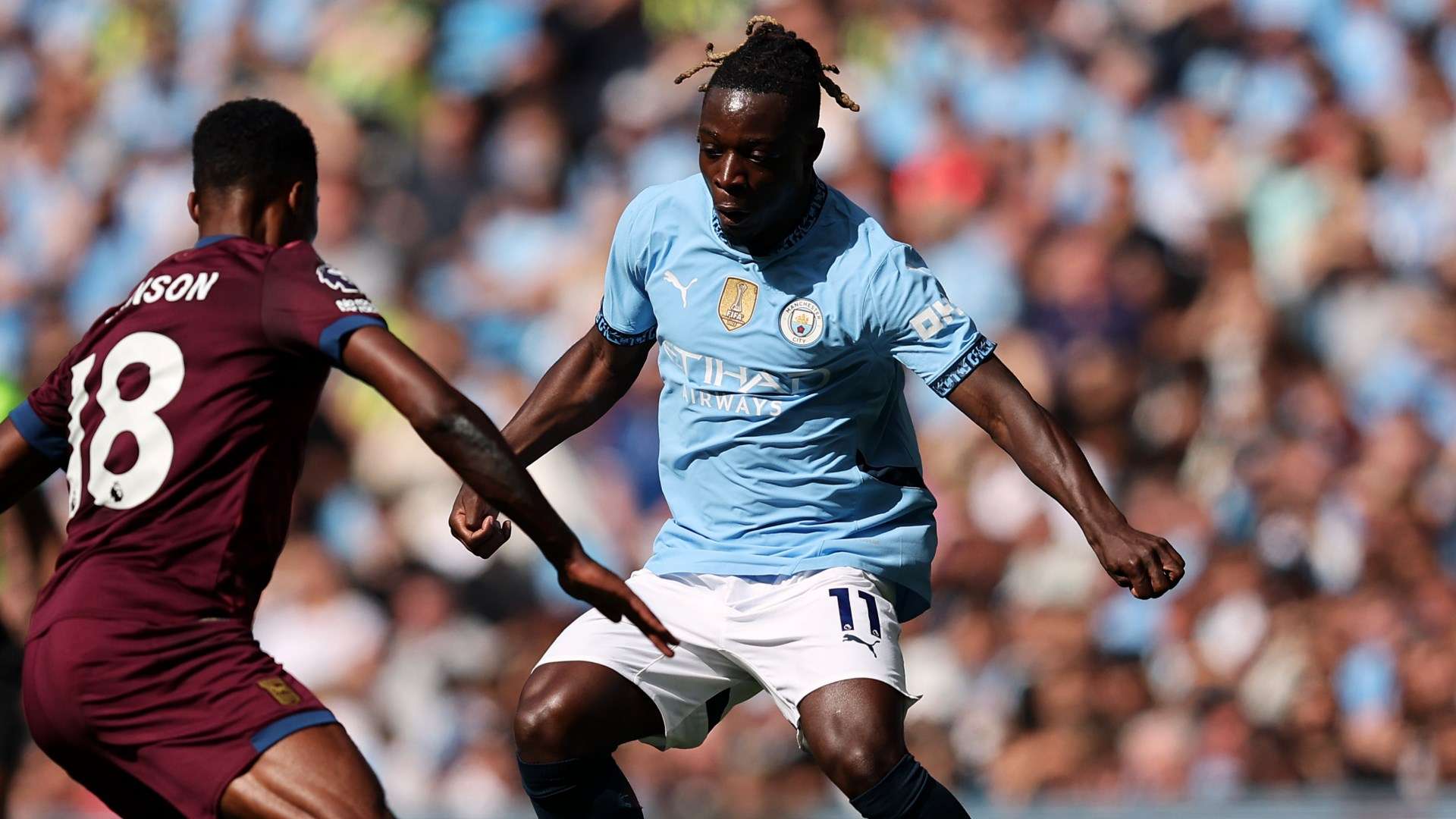 Jeremy Doku Manchester City 2024-25