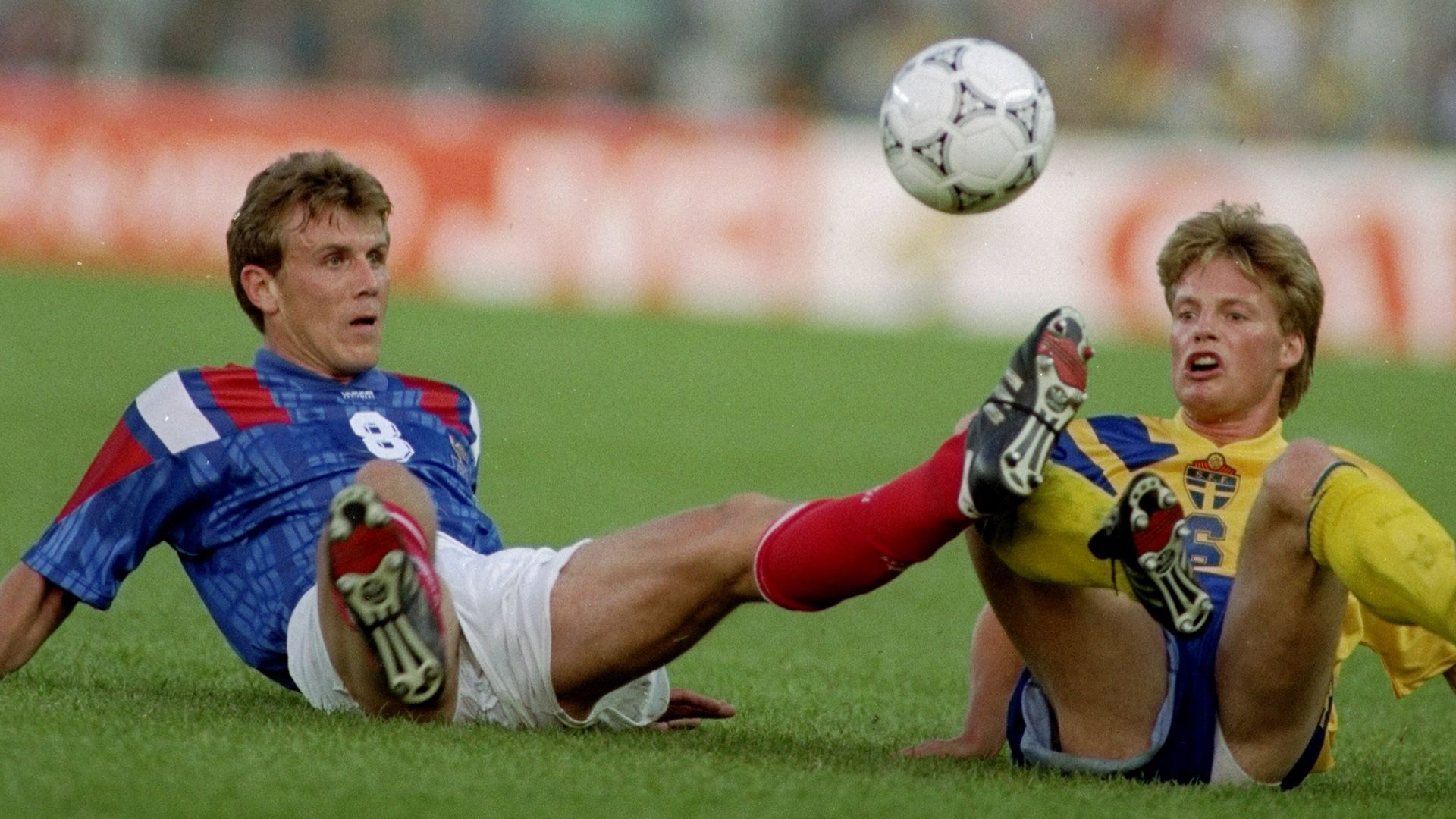 Franck Sauzee Stefan Schwarz Frankreich Schweden 06101992