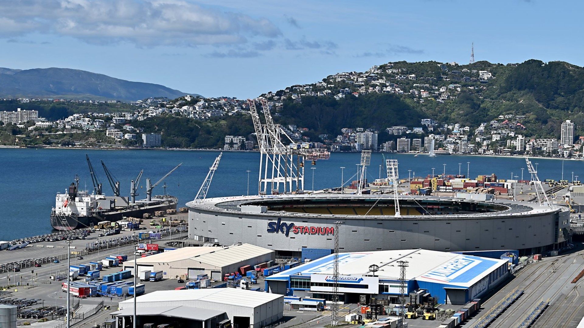 Wellington New Zealand Sky Stadium general view