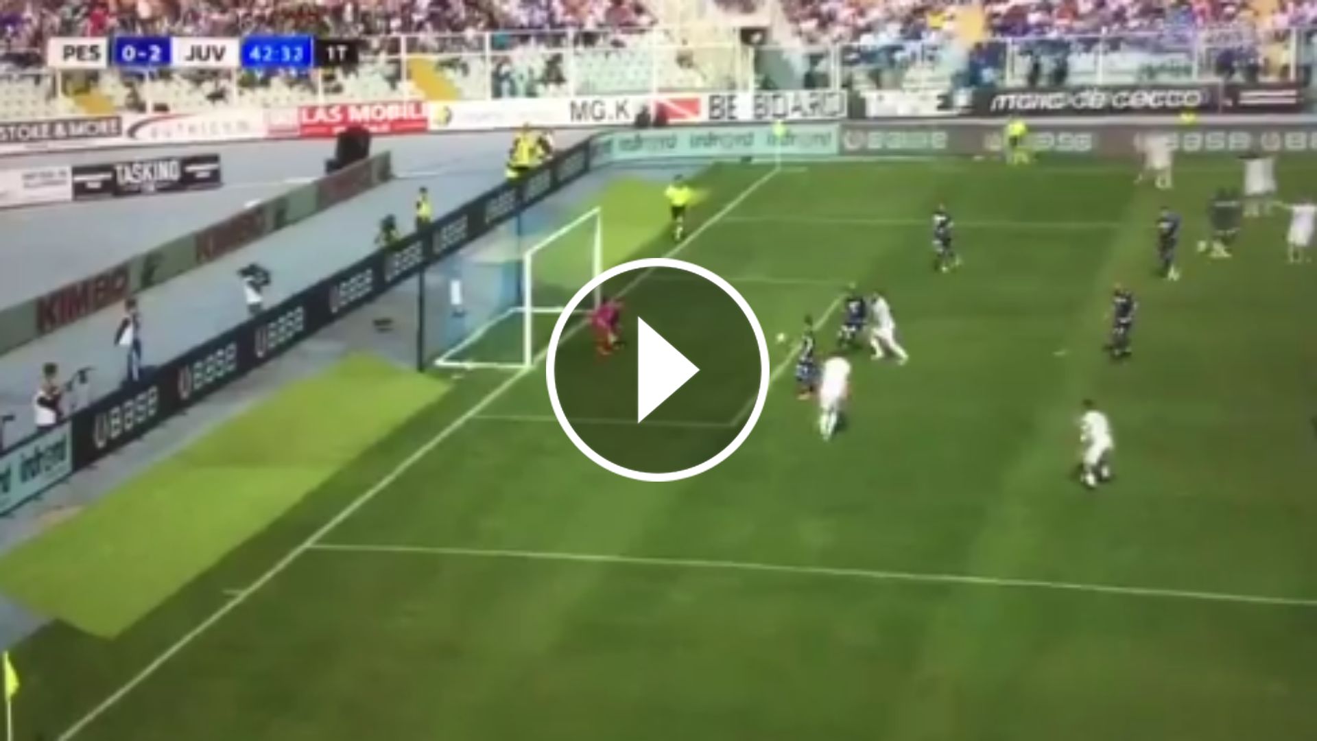 play el segundo gol de Higuaín ante Pescara 15042017