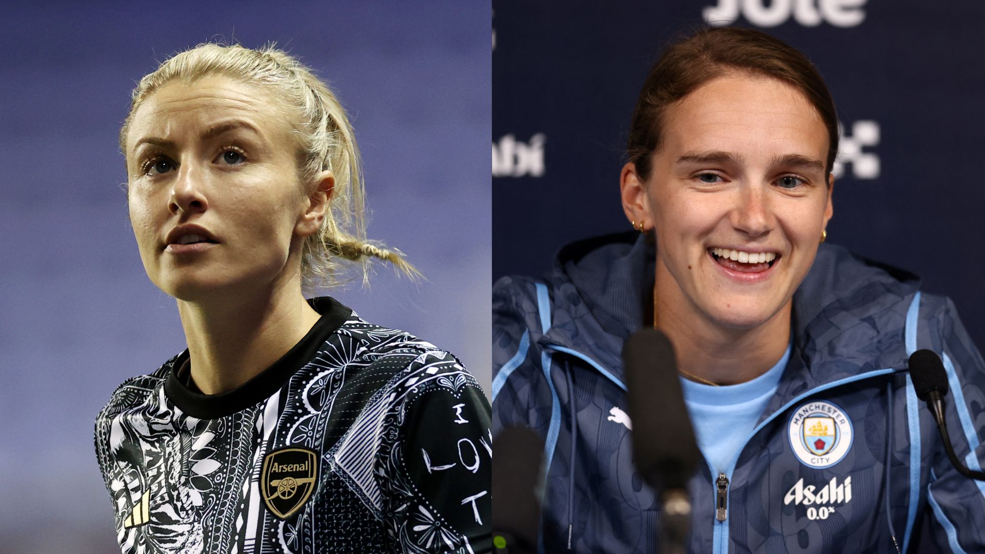 Leah Williamson Vivianne Miedema