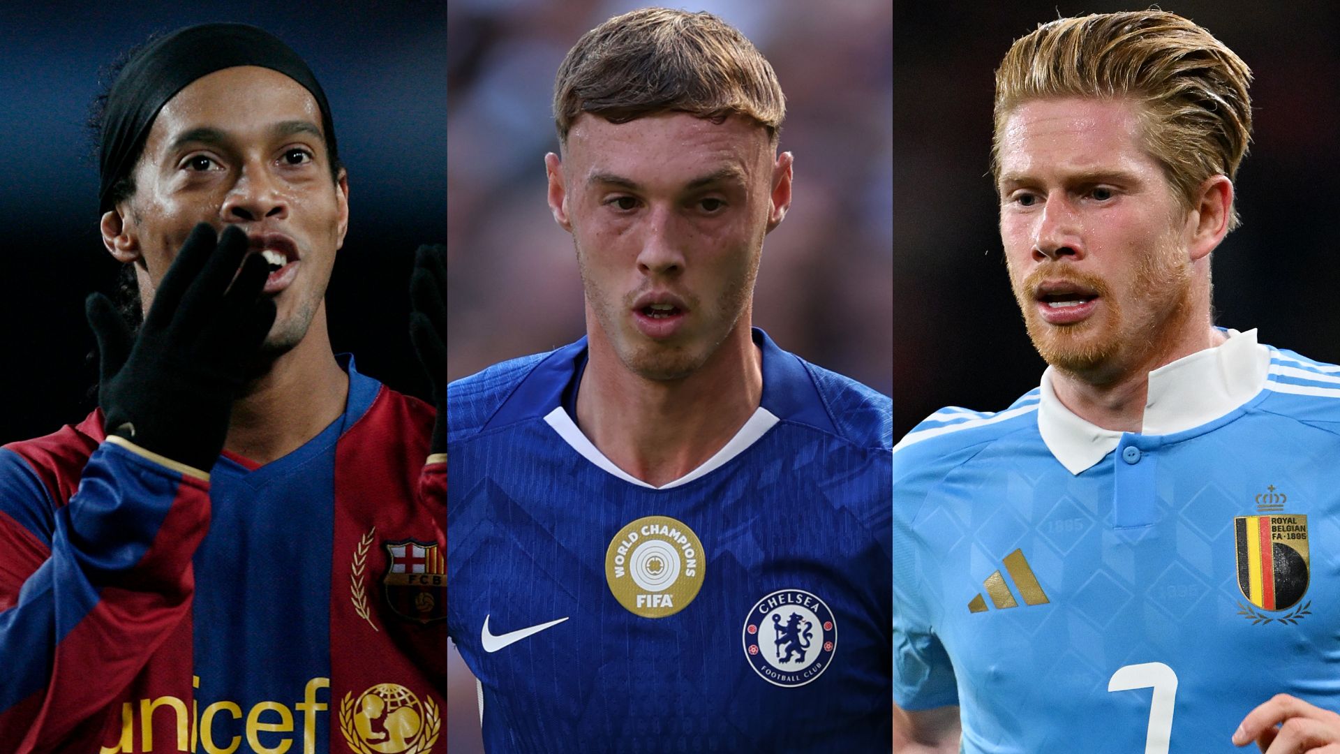Cole Palmer Ronaldinho Kevin De Bruyne