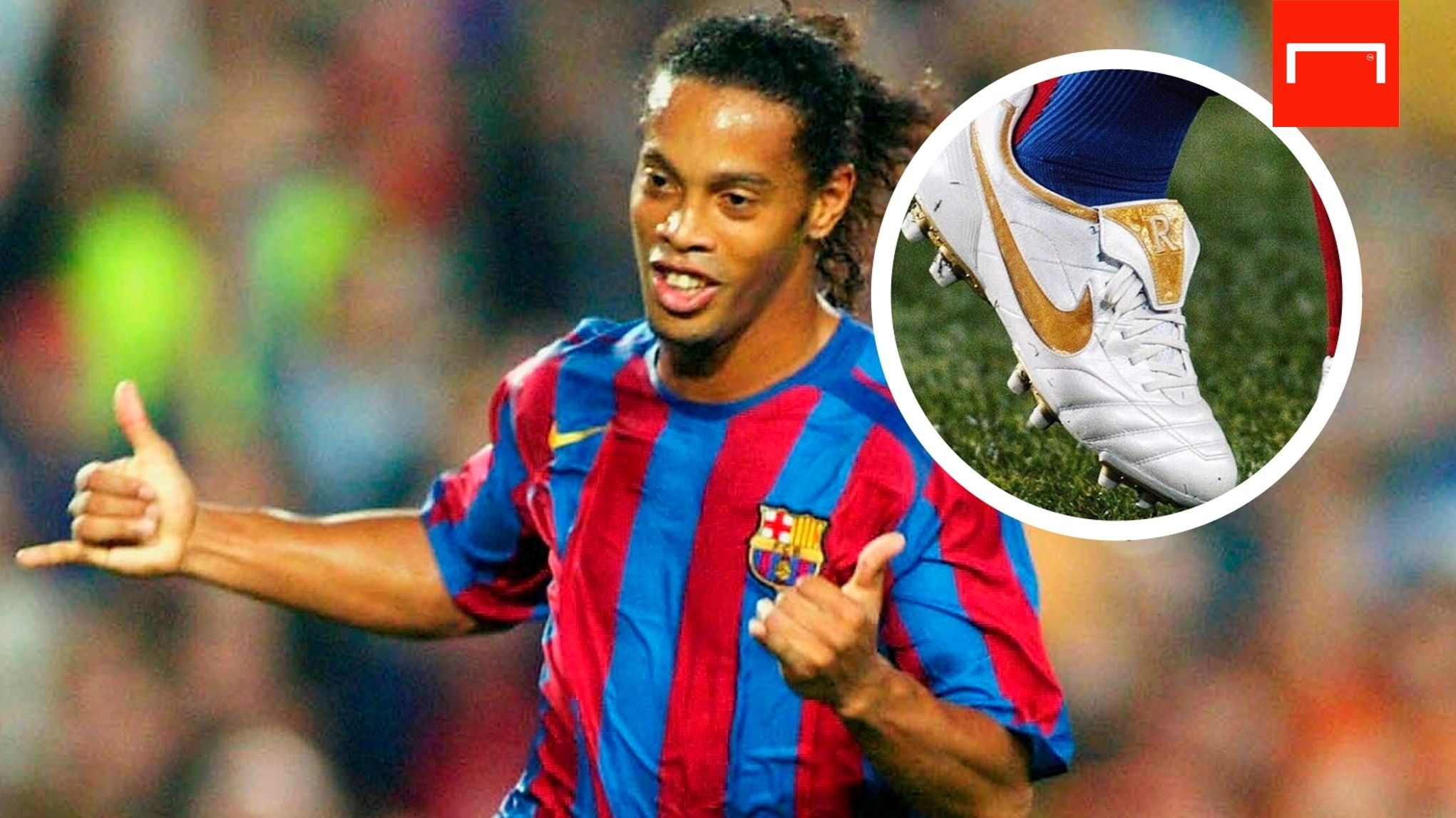 GFX Ronaldinho chuteiras Tiempo