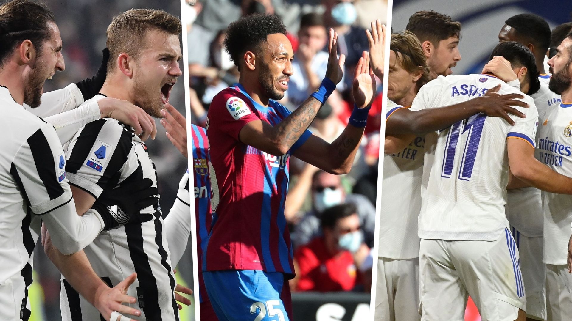 Juventus Barcelona Real Madrid