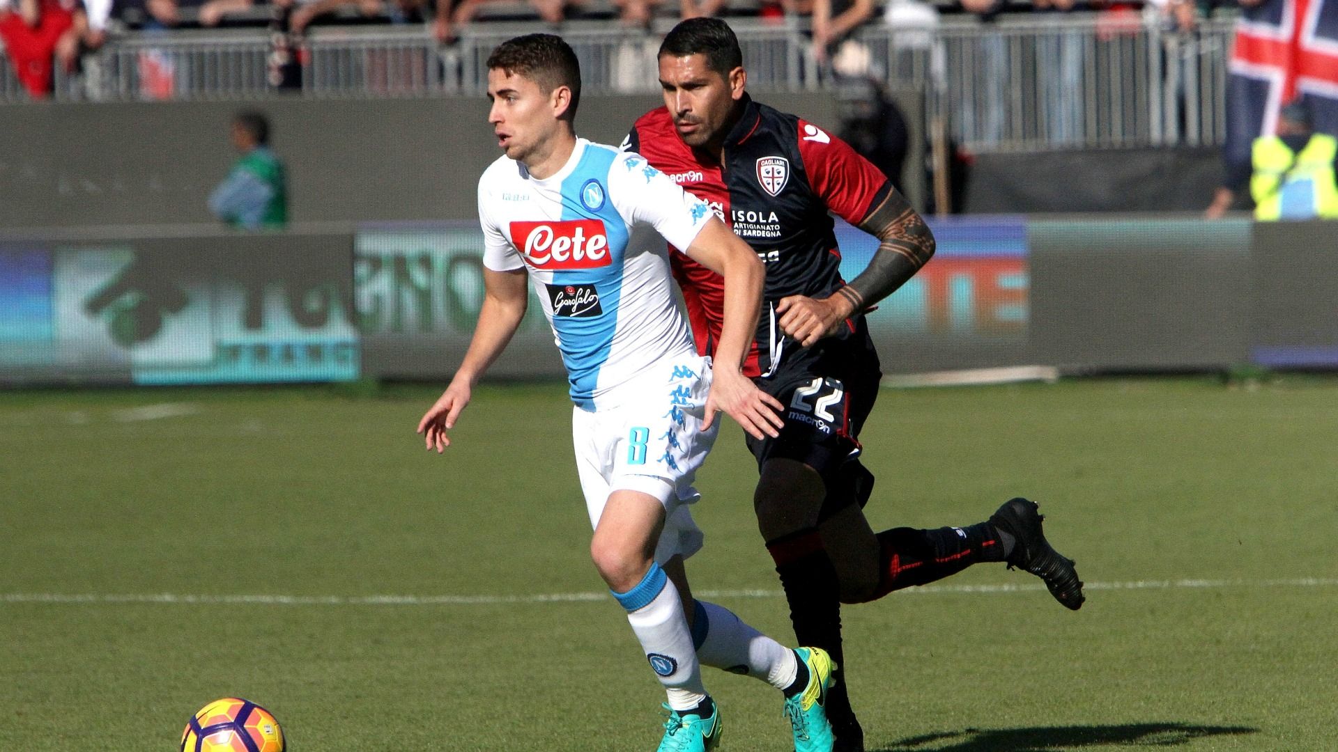 Jorginho Marco Borriello Cagliari Napoli Serie A