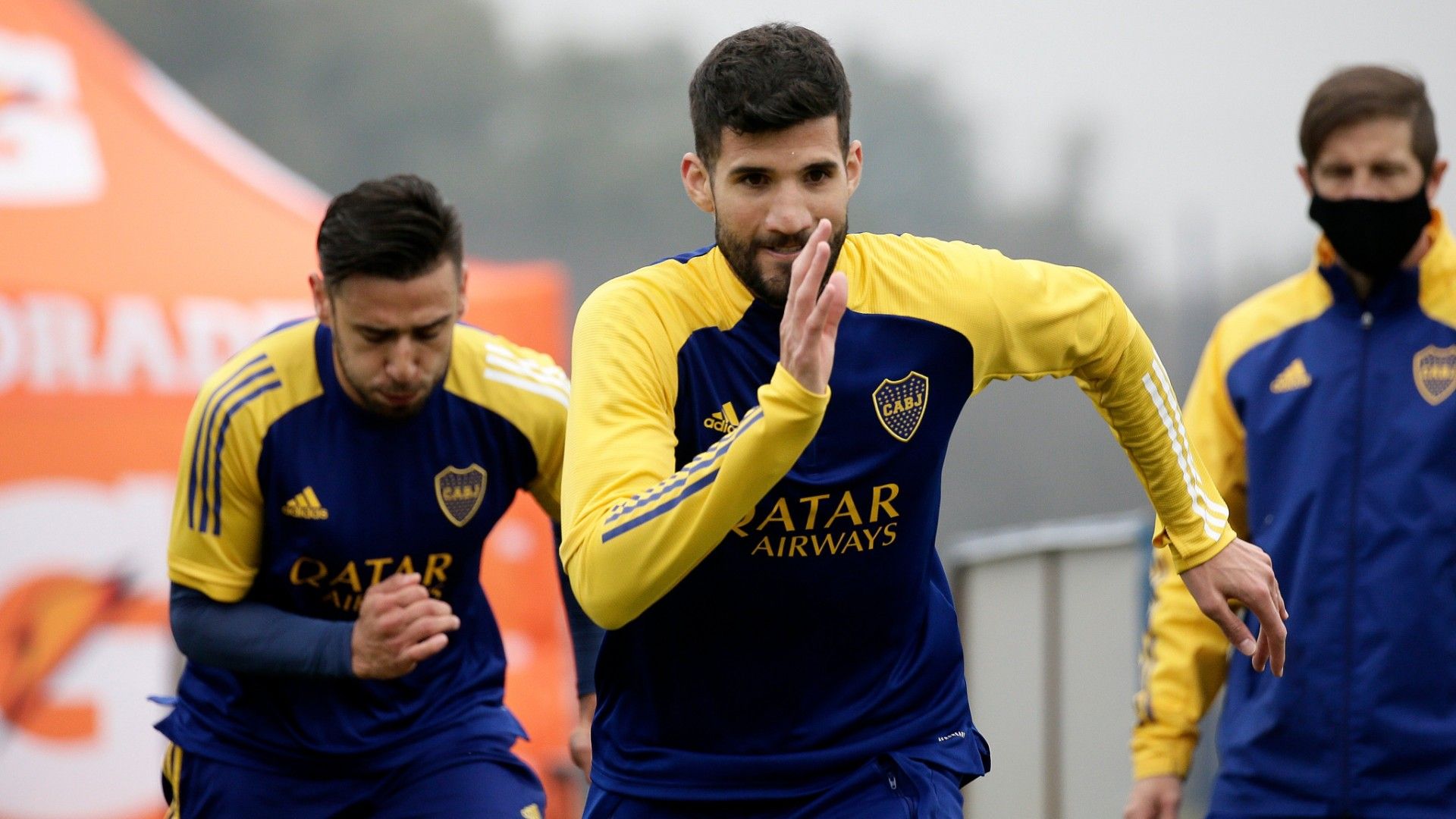 Lisandro Lopez Boca Entrenamiento 31082020