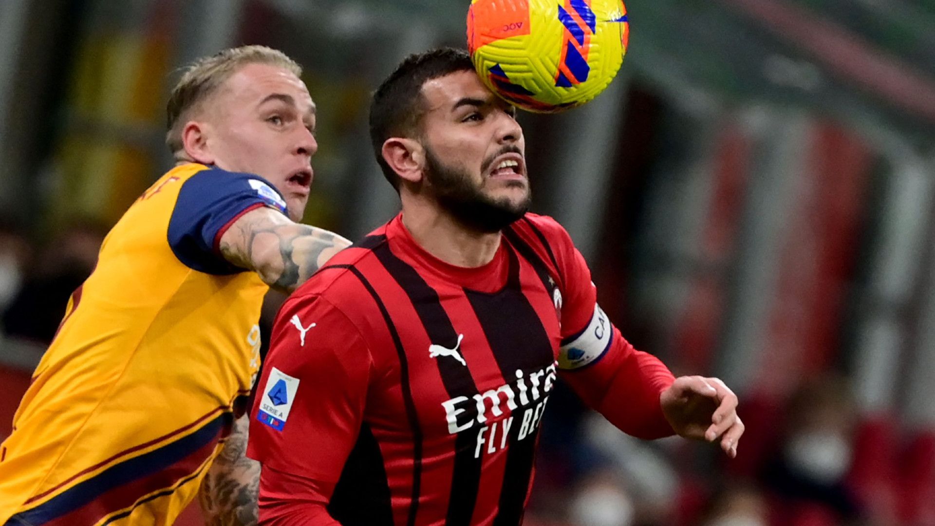 RICK KARSDORP ROMA THEO HERNANDEZ MILAN SERIE A 06012022