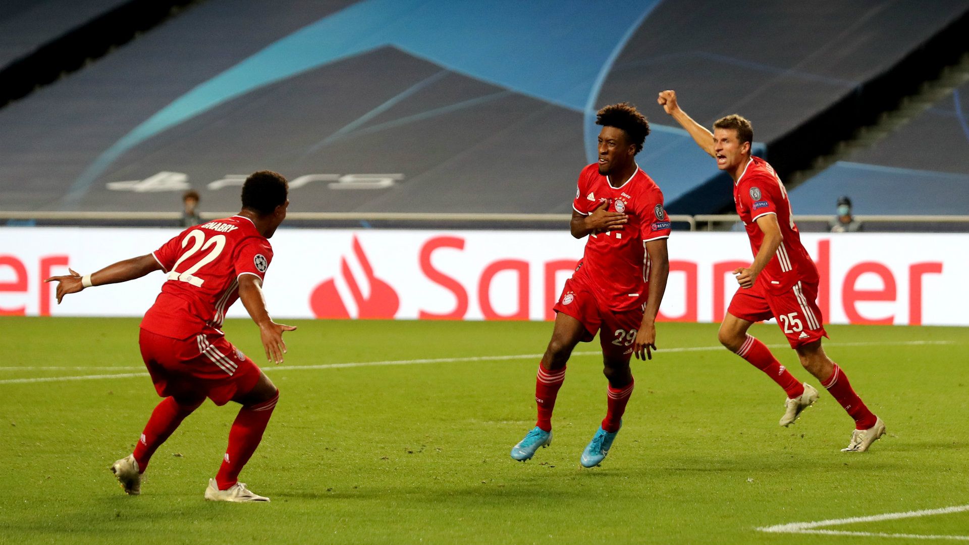 Kingsley Coman PSG vs Bayern Munich Champions League final 2019-20