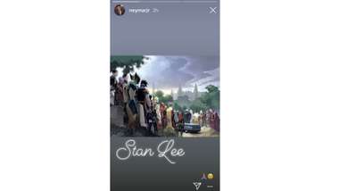 Neymar Stan Lee 13 11 2018