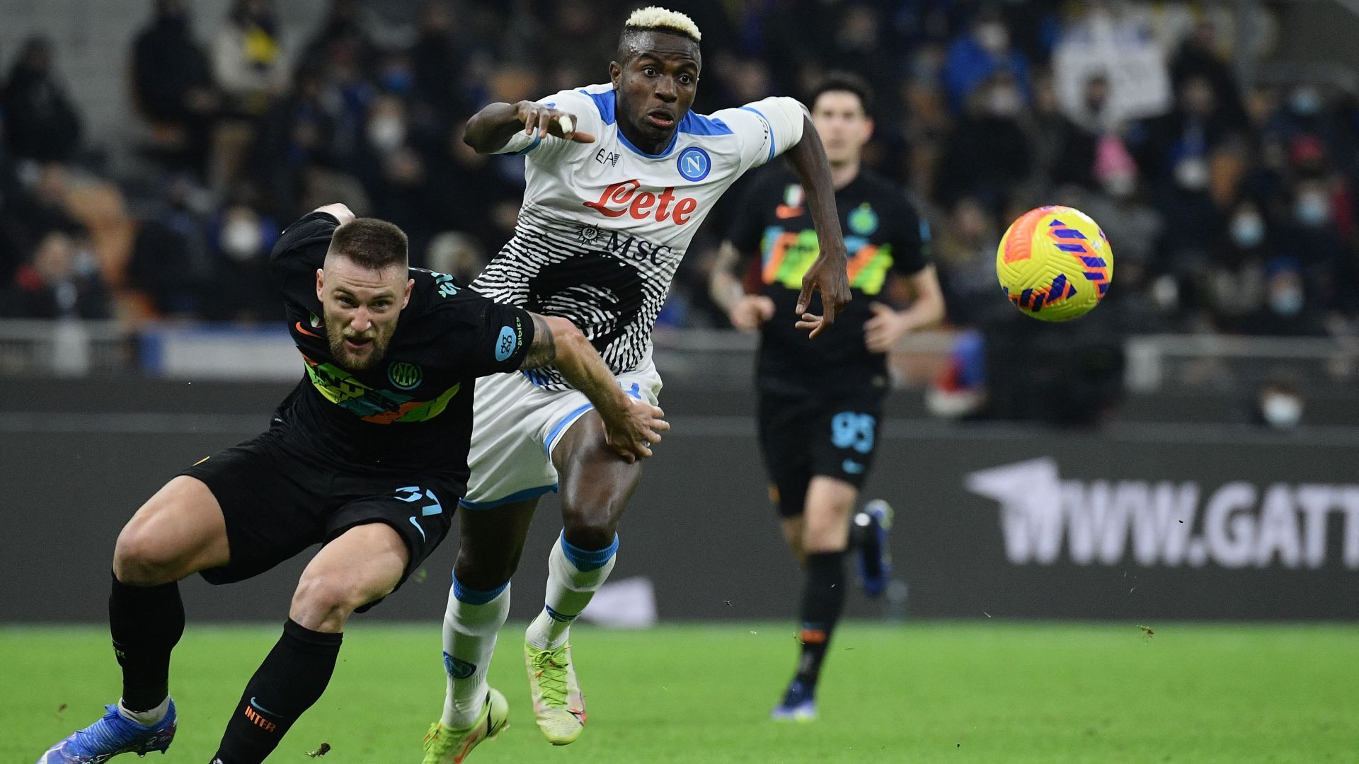 Osimhen Skriniar Inter Napoli 2021