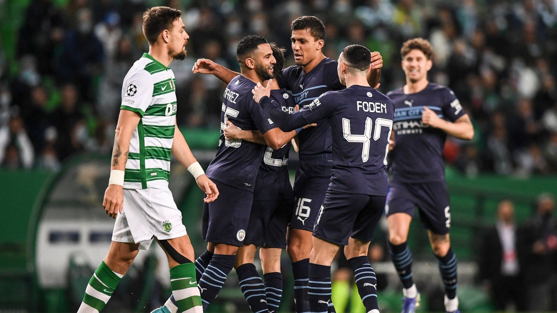 Sporting Manchester City Champions League 15022022