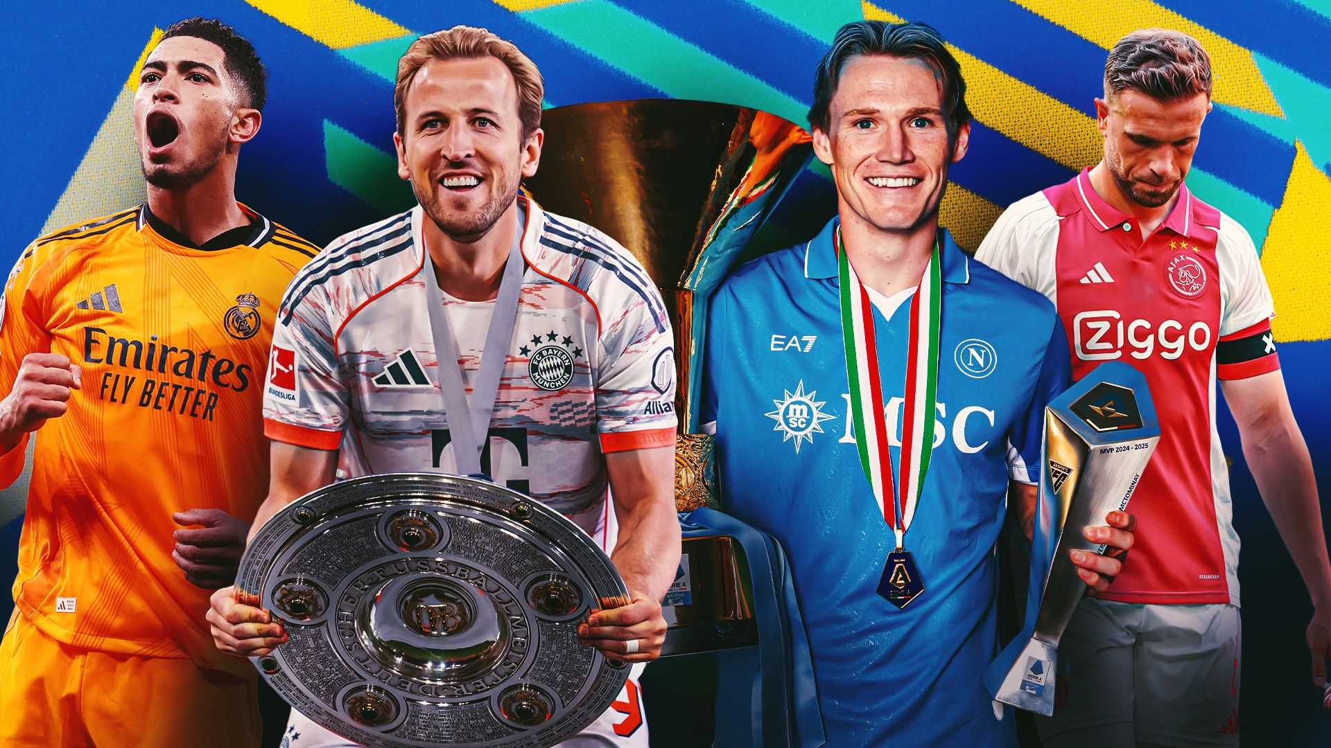Harry Kane, Jude Bellingham, Scott McTominay and the top 20 Brits Abroad in the 2024-25 season - ranked | Goal.com UK