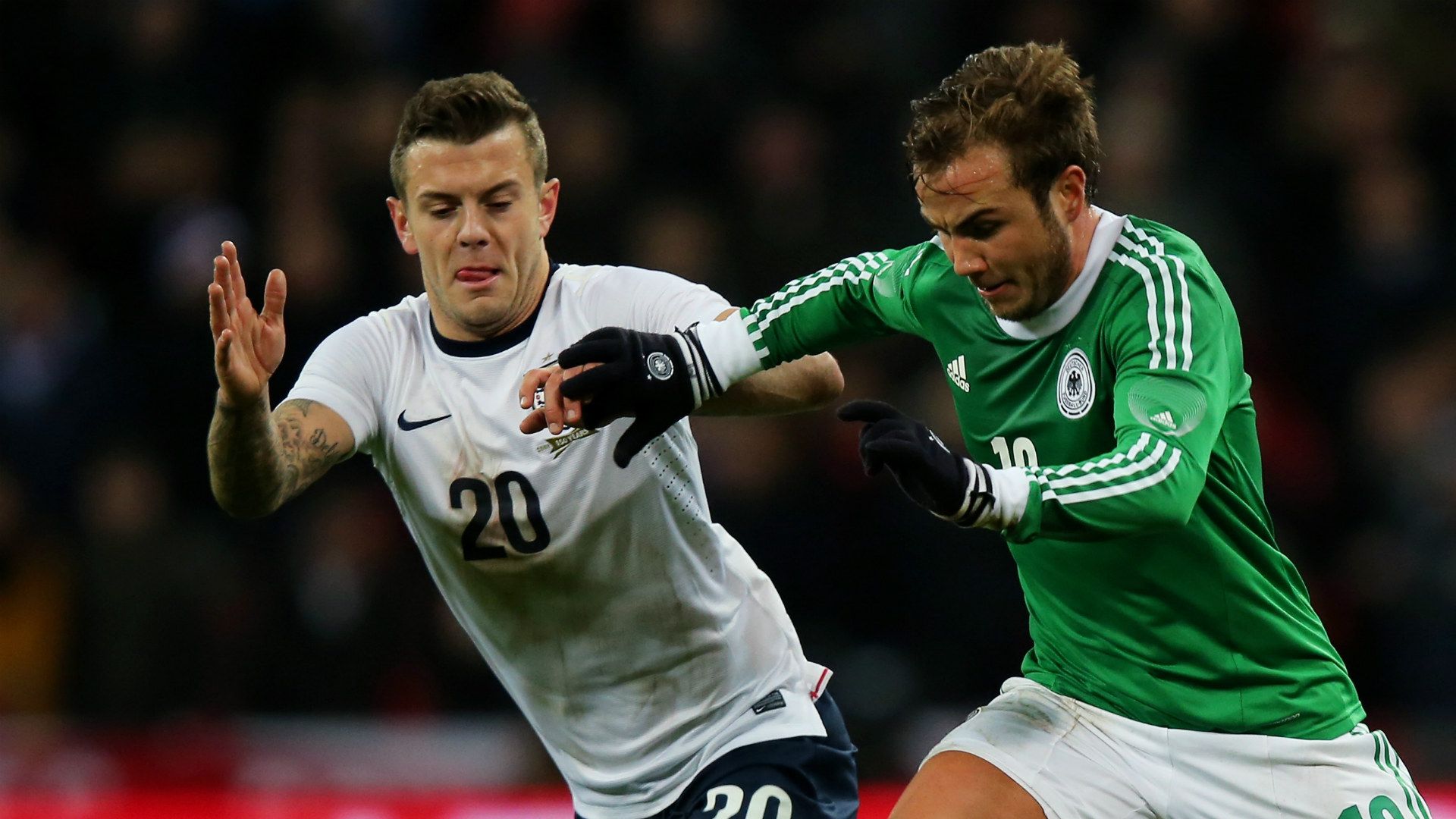 Jack Wilshere Mario Gotze England Germany