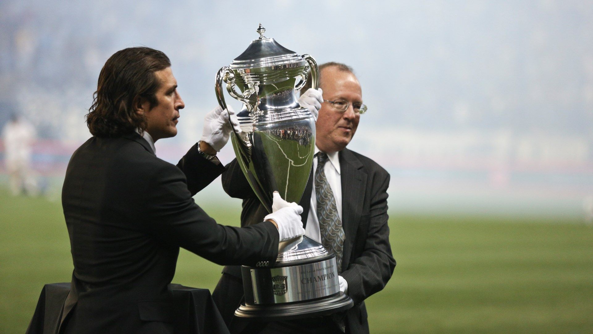 Lamar Hunt U.S. Open Cup trophy general view