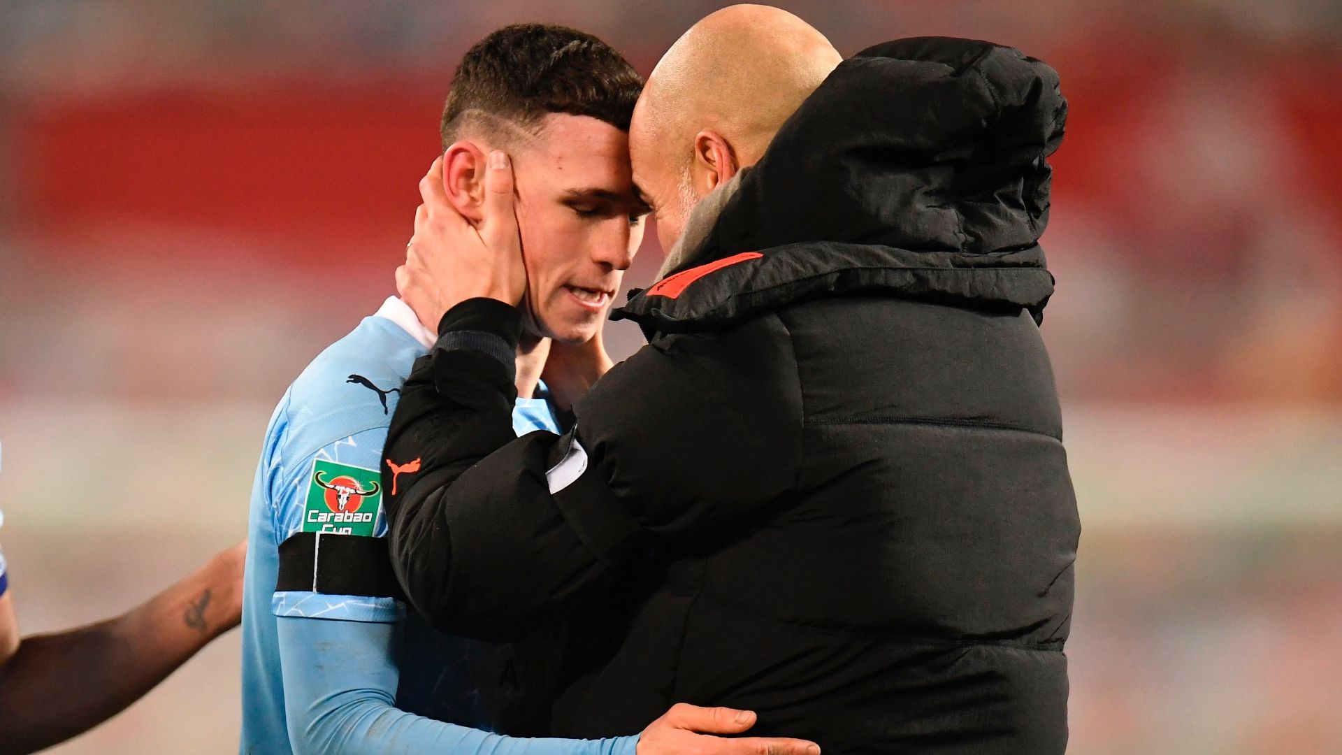 Phil Foden Pep Guardiola Manchester City 2021