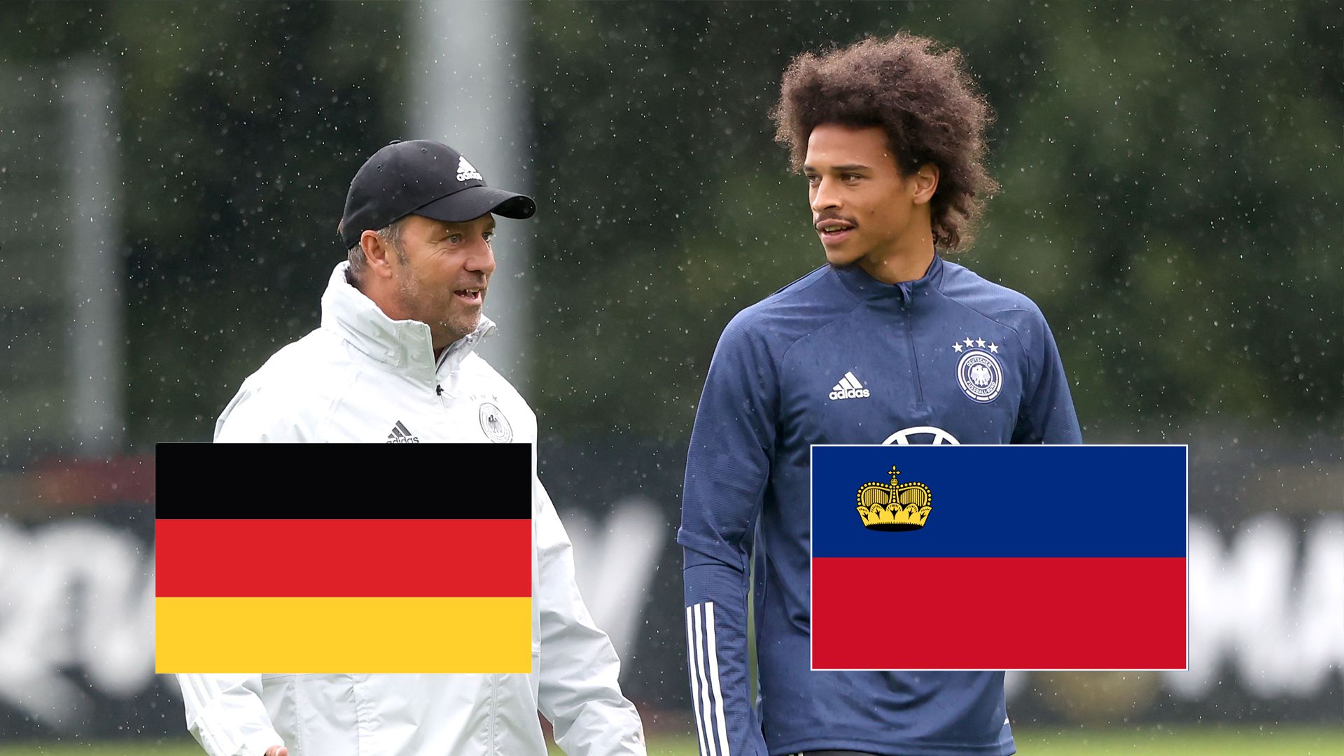 Leroy Sane Hansi Flick Deutschland Liechtenstein Germany WM-Qualifikation Qualifiers Fußball heute live tv live-stream gfx