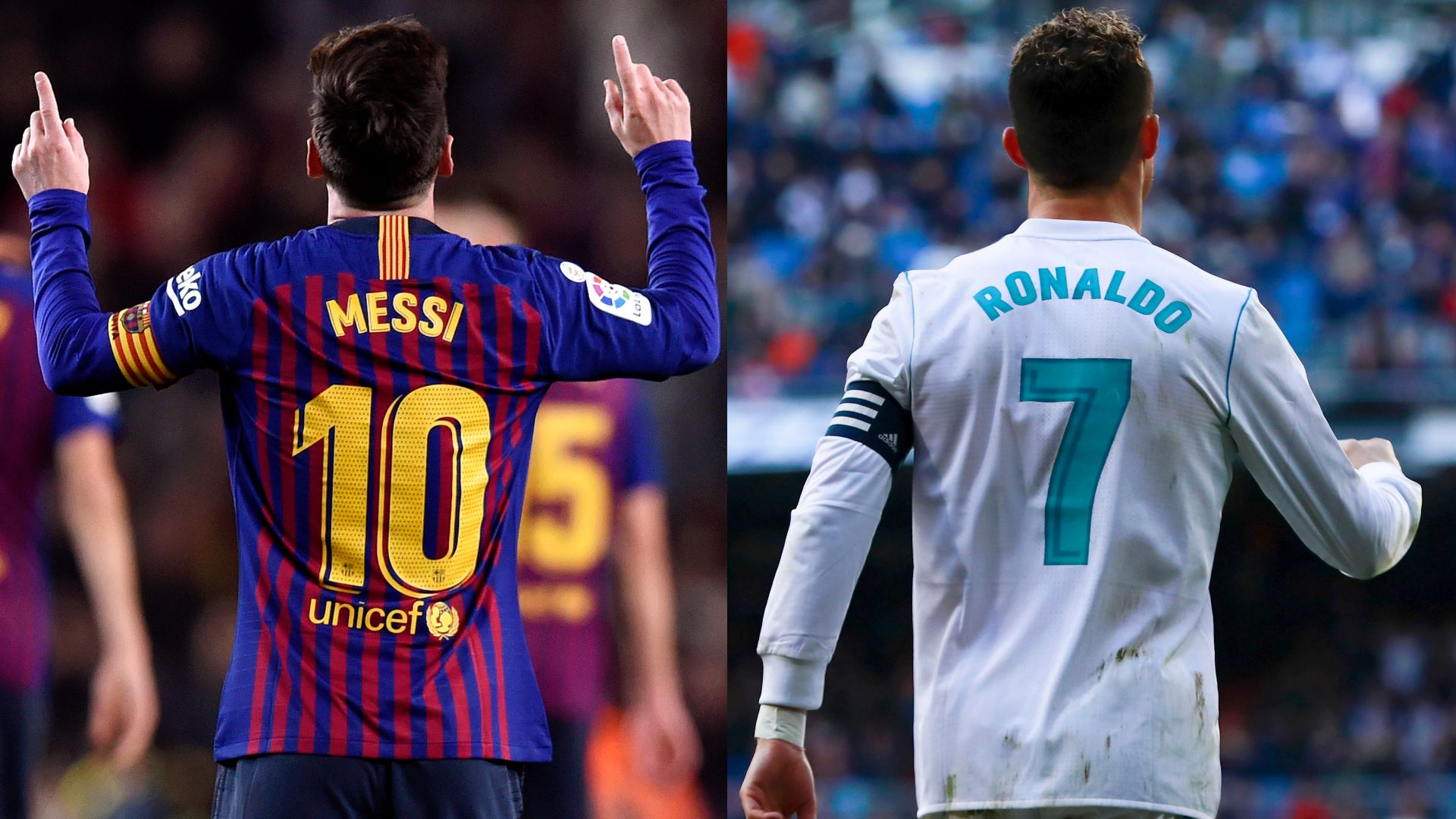 Lionel Messi Cristiano Ronaldo Barcelona Real Madrid