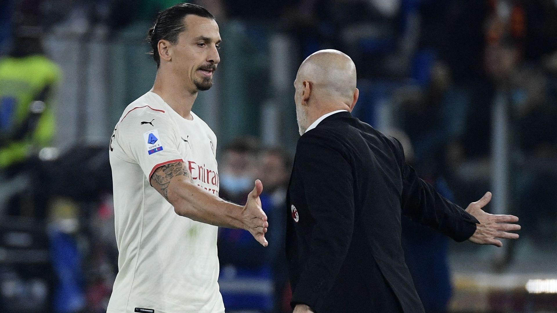 Pioli Ibrahimovic Roma Milan Serie A