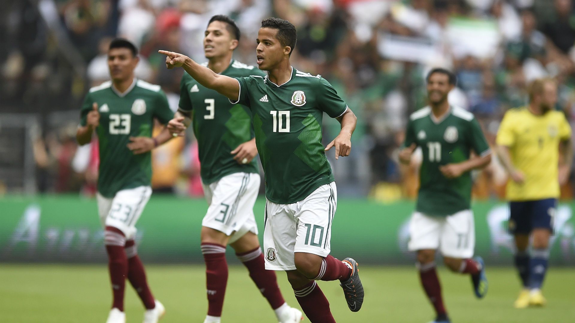 Giovani dos Santos Mexico Scotland international friendly 2018