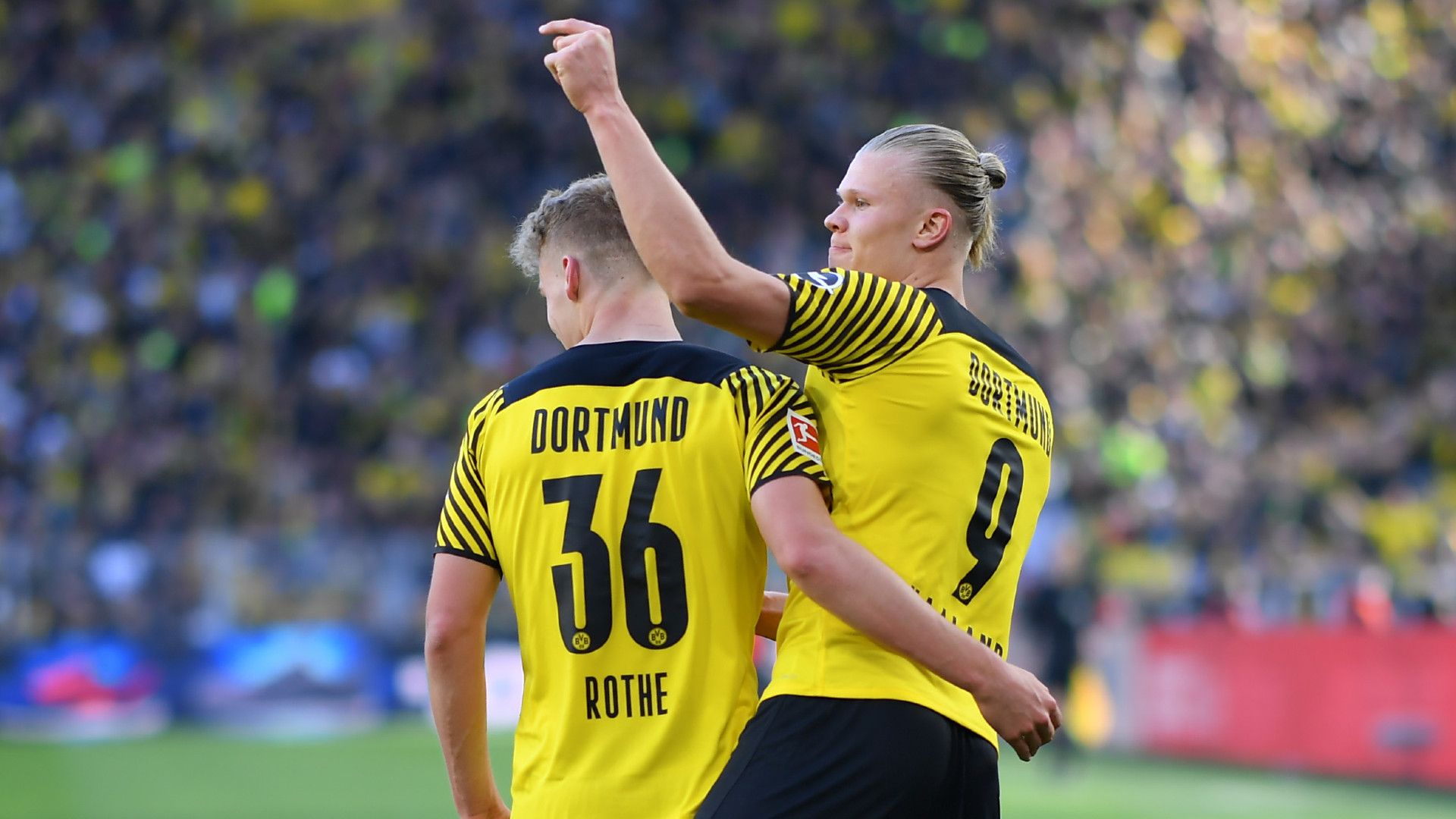 TOM ROTHE ERLING HAALAND BORUSSIA DORTMUND BUNDESLIGA 16042022