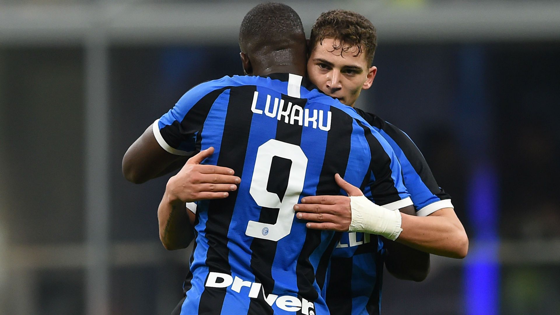 Sebastiano Esposito Romelu Lukaku Inter