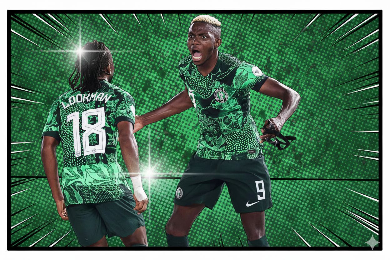 Ademola Lookman Victor Osimhen Nigeria GFX GOAL ONLY