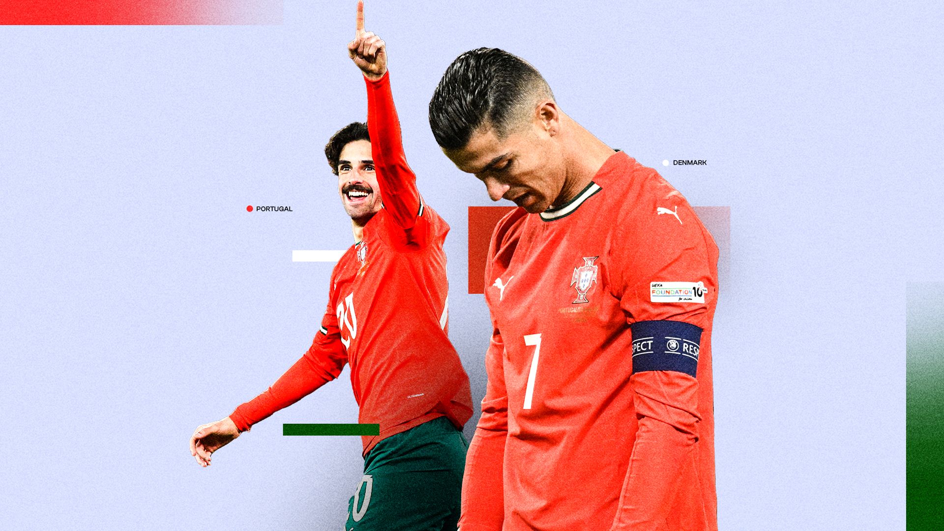 Portugal player ratings vs Denmark: Cristiano Ronaldo bailed out by two-goal hero Francisco Trincao after awful penalty miss as Roberto Martinez's side outlast Denmark in Nations League thriller | Goal.com UK