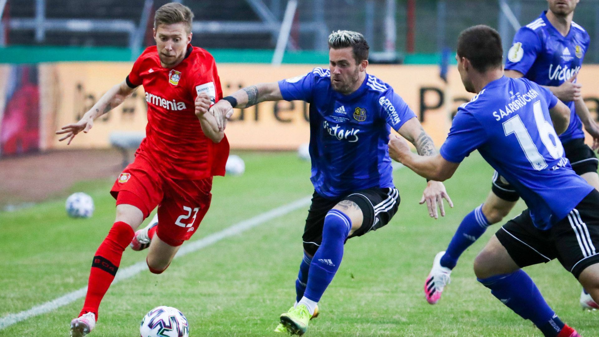 GERMANY ONLY: MITCHELL WEISER BAYER LEVERKUSEN DFB POKAL GERMAN CUP 09062020