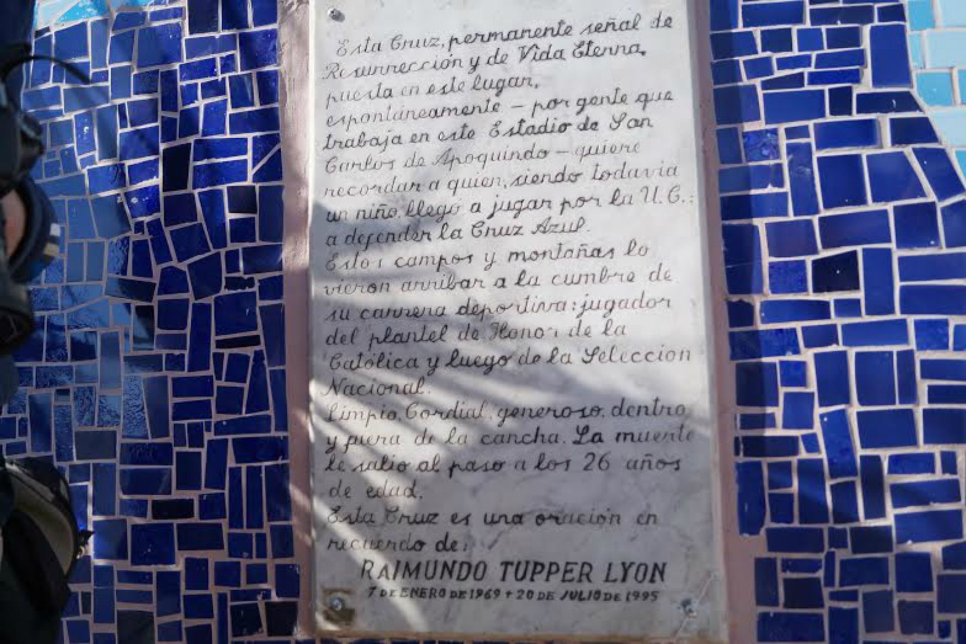 Memorial en homenaje a Mumo Tupper