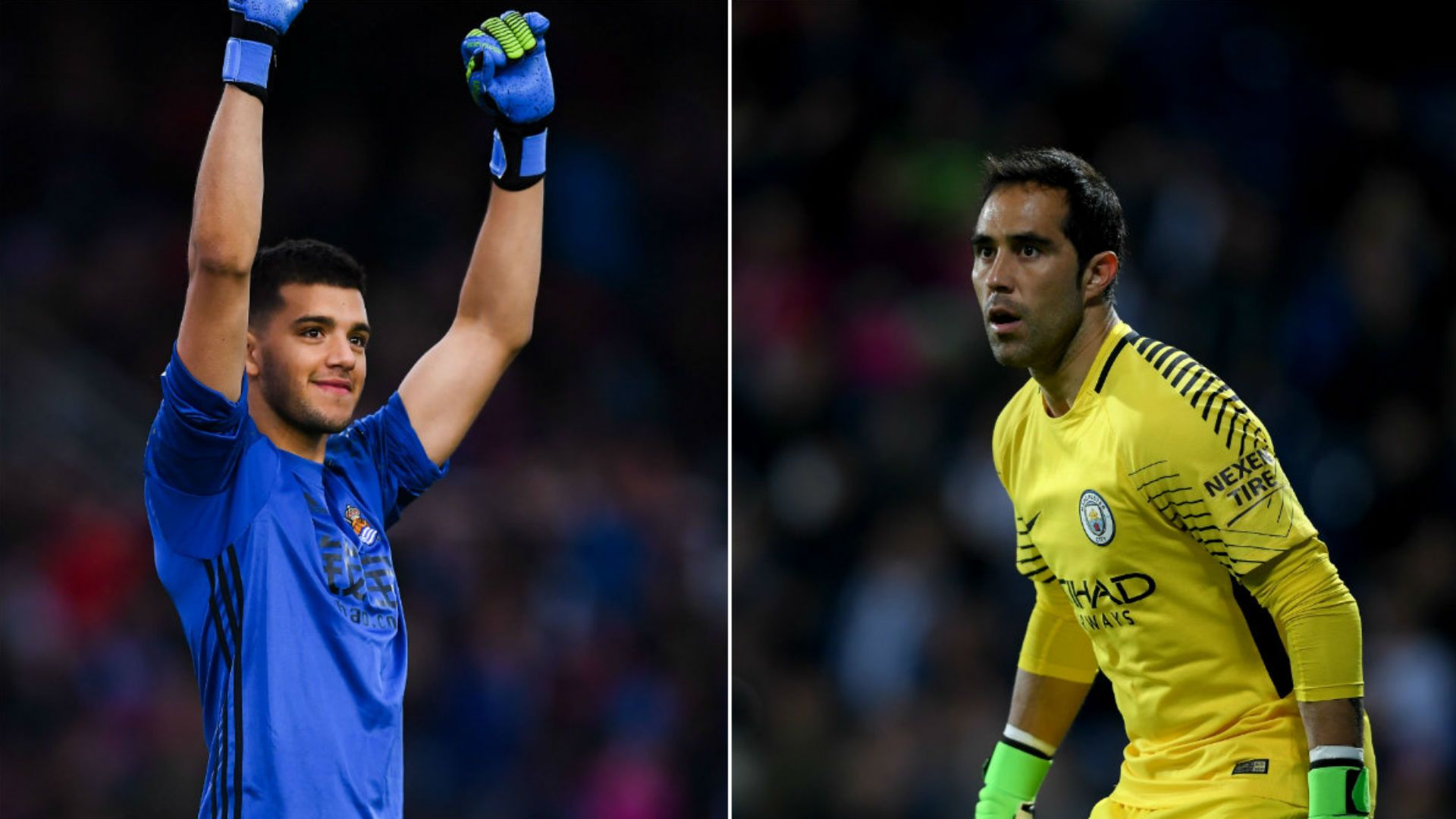 Gerónimo Rulli y Claudio Bravo