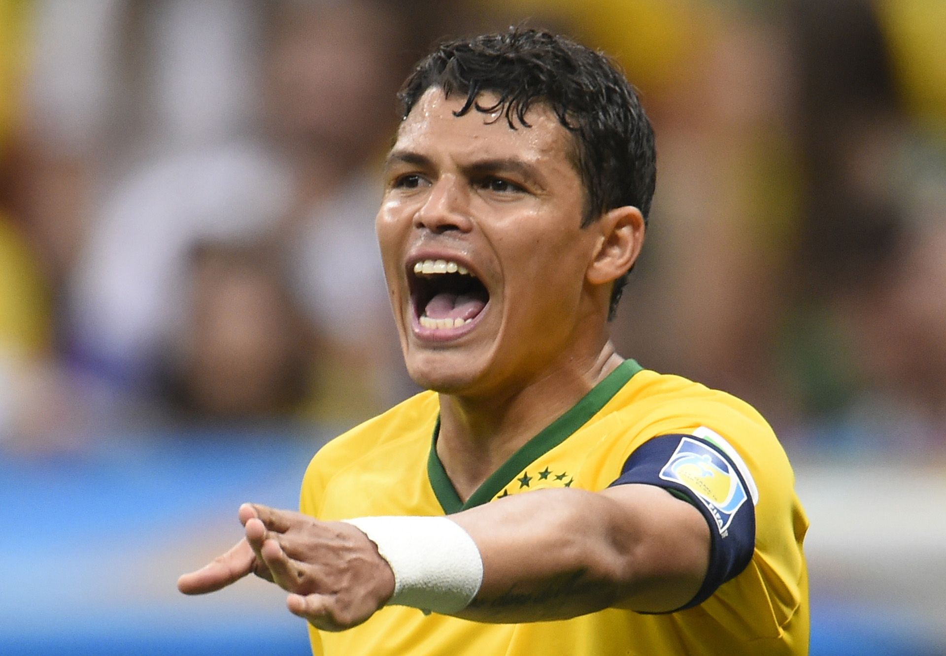 Thiago Silva Brazil Netherlands 2014 World Cup third-place playoffBrazil Netherlands 2014 World Cup third-place playoff