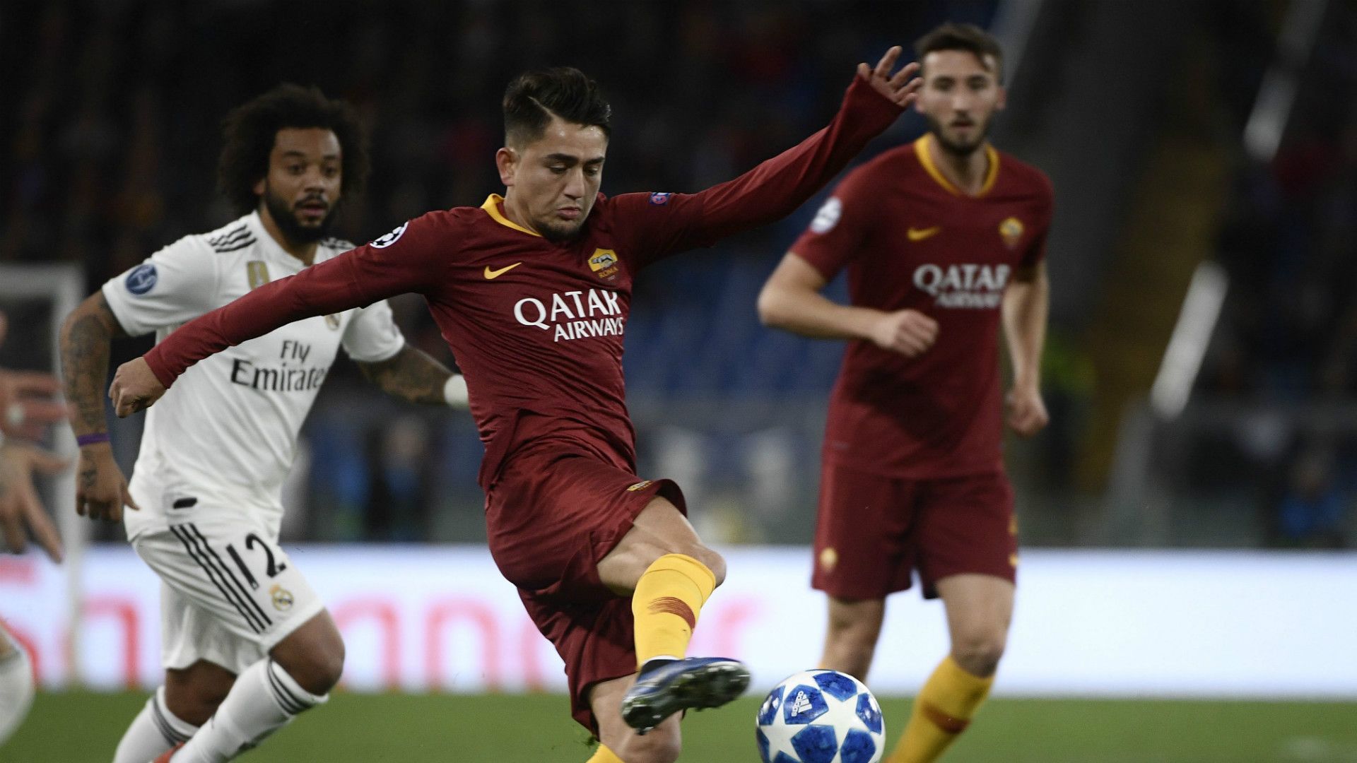Cengiz Under Roma Real Madrid Champions League