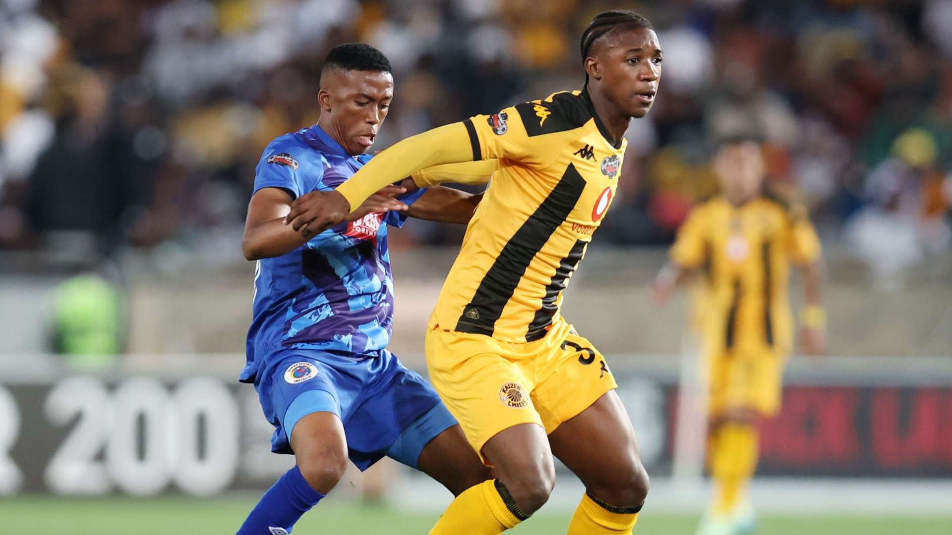 Samkelo Zwane and Gape Moralo, Kaizer Chiefs vs SuperSport United
