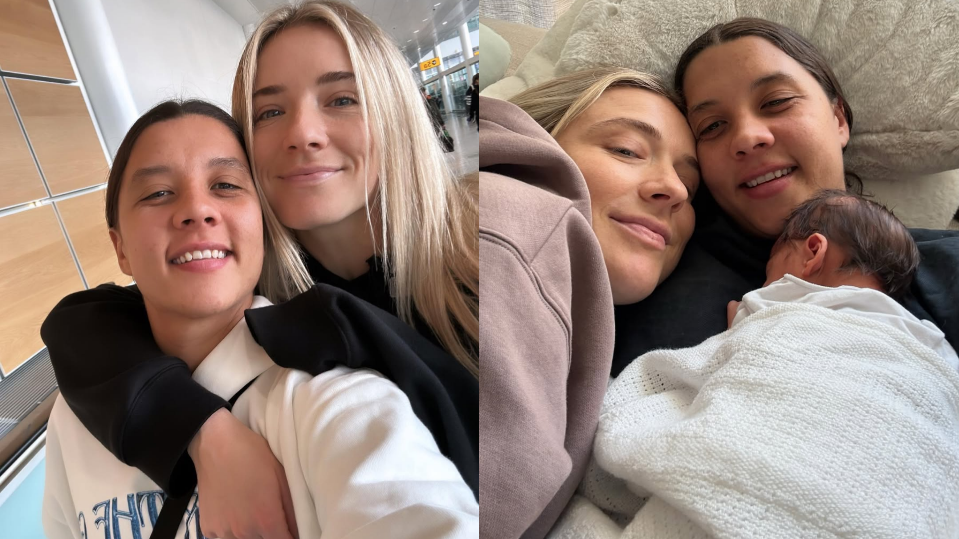 Sam Kerr and USWNT star Kristie Mewis announce birth of first baby as Chelsea forward shares touching photo and reveals new arrival's name | Goal.com UK
