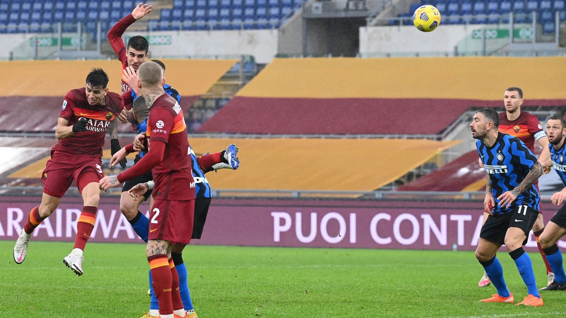 Mancini - Roma Inter - Serie A 2020/21