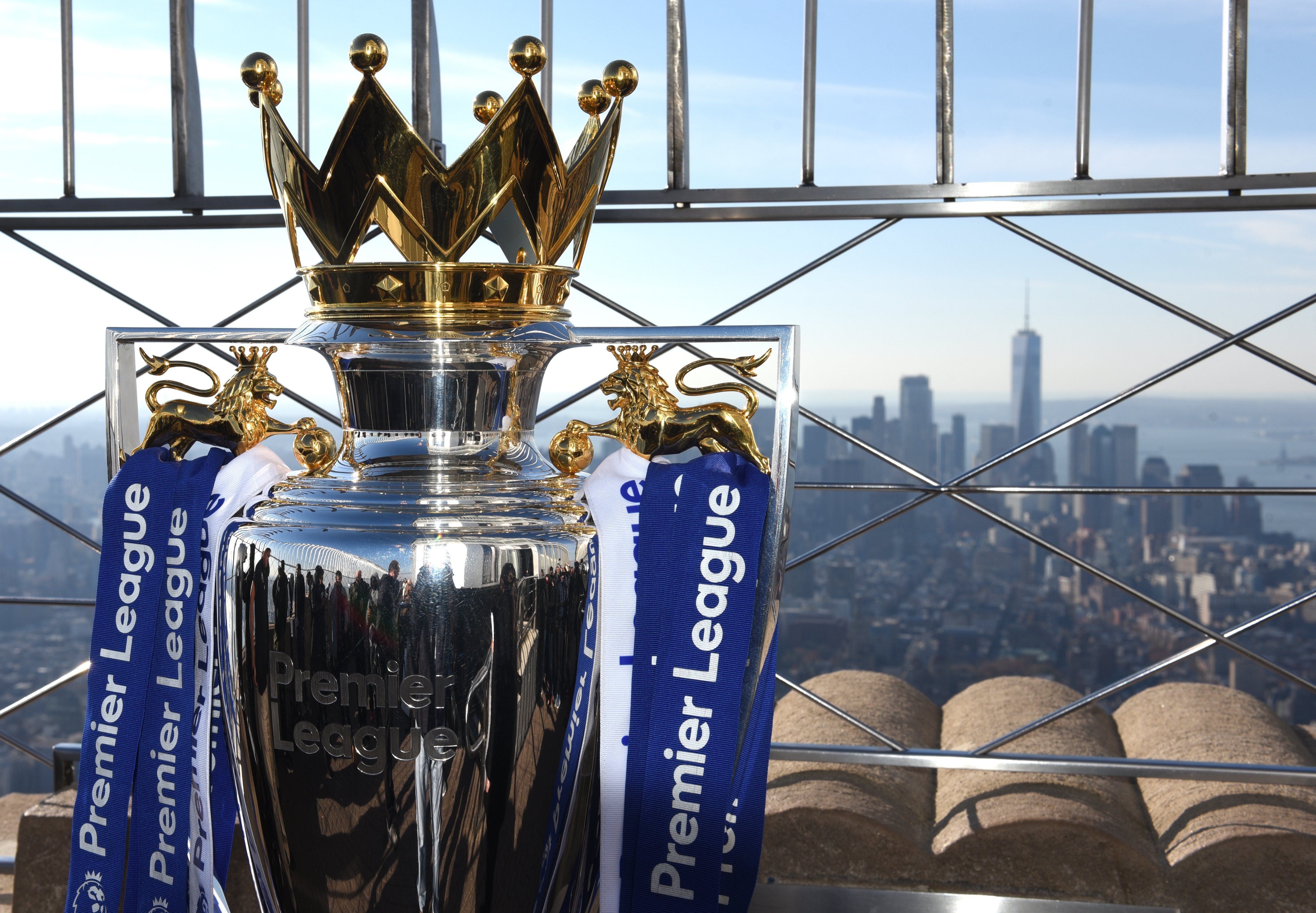 Premier League trophy New York