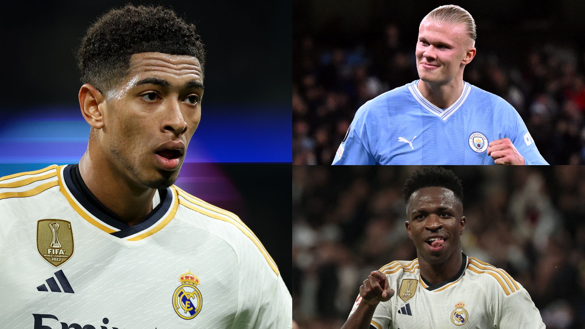 Jude Bellingham Erling Haaland Vinicius Junior